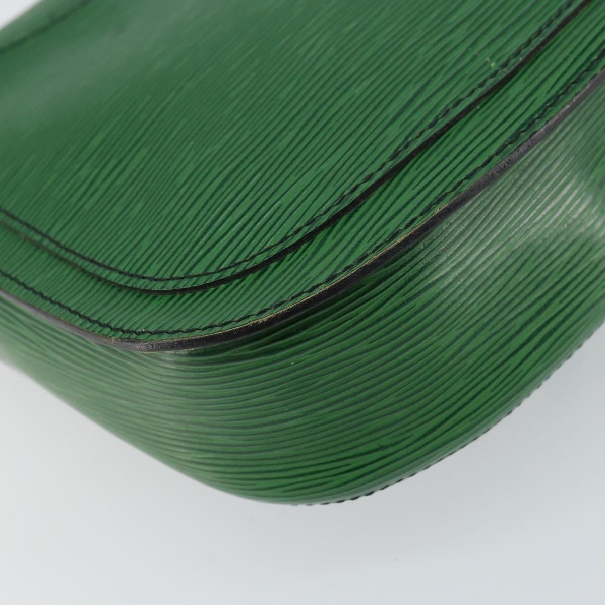 LOUIS VUITTON Epi Saint Cloud GM Shoulder Bag Green M52194 LV Auth 160814