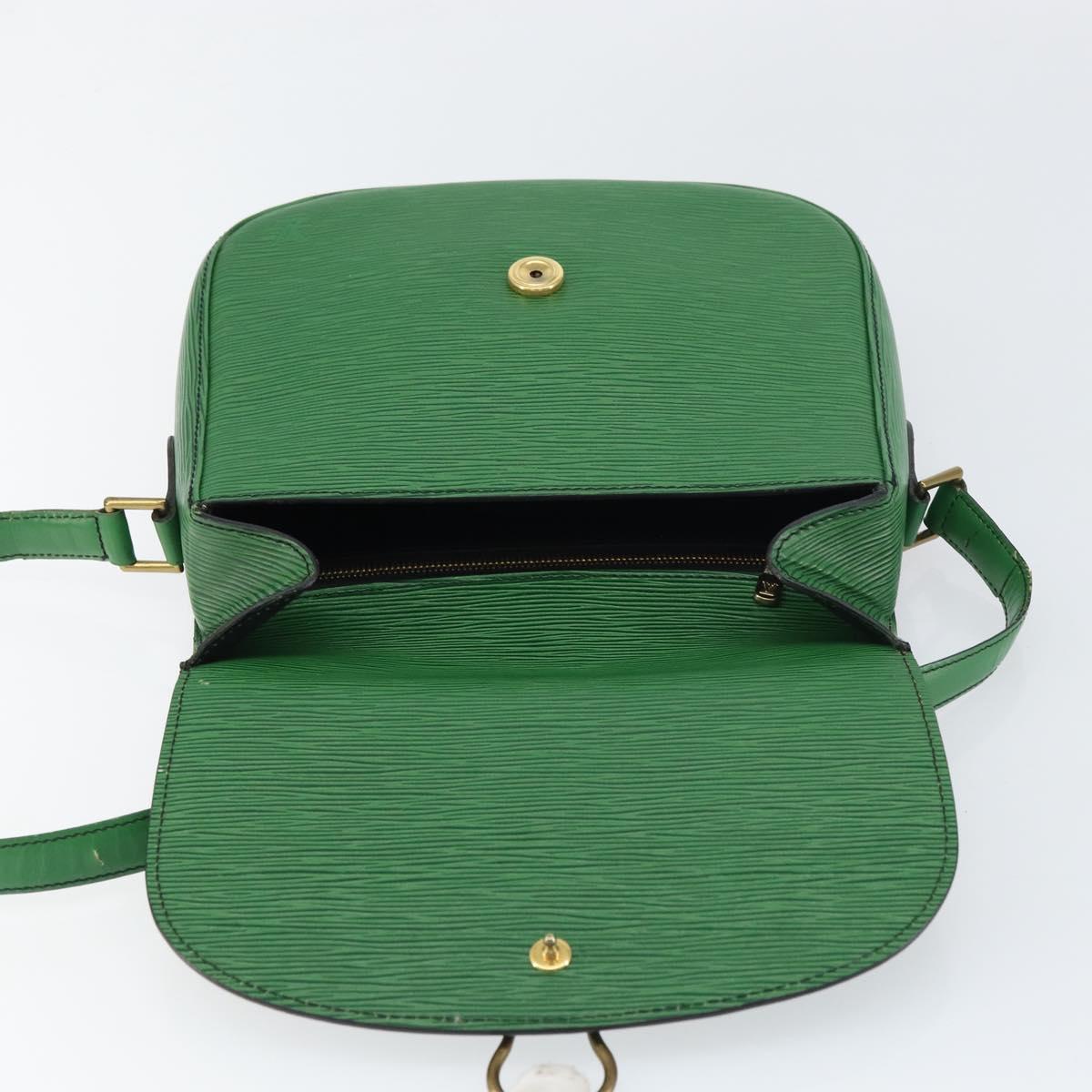 LOUIS VUITTON Epi Saint Cloud GM Shoulder Bag Green M52194 LV Auth 160814