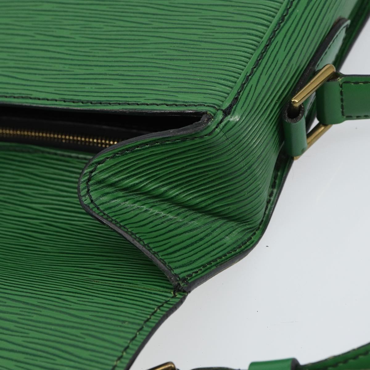 LOUIS VUITTON Epi Saint Cloud GM Shoulder Bag Green M52194 LV Auth 160814