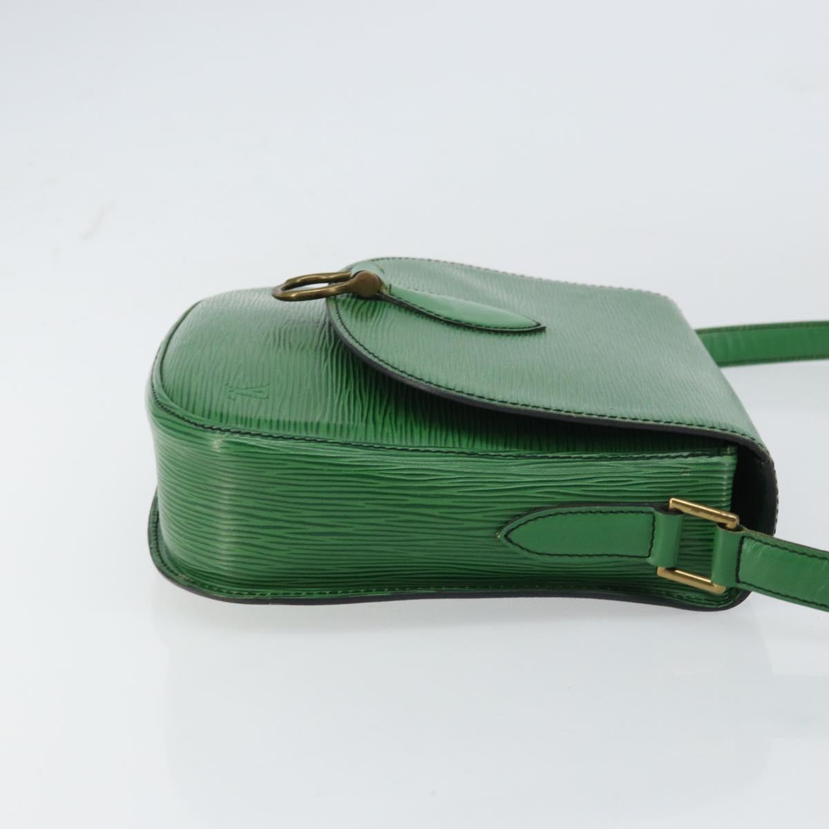 LOUIS VUITTON Epi Saint Cloud GM Shoulder Bag Green M52194 LV Auth 160814