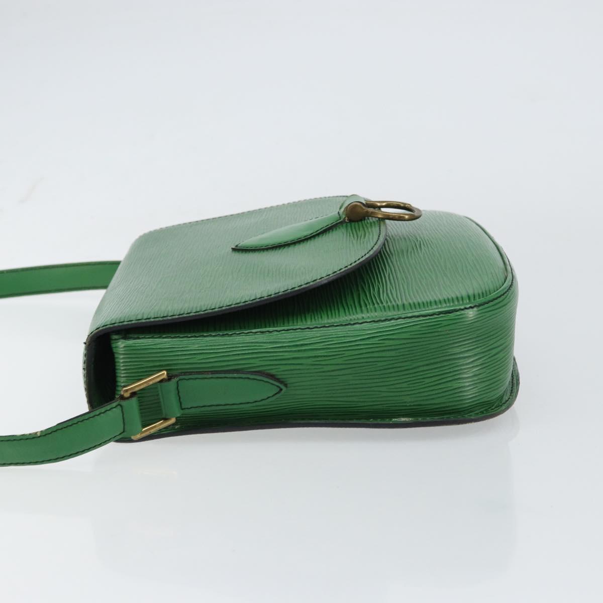 LOUIS VUITTON Epi Saint Cloud GM Shoulder Bag Green M52194 LV Auth 160814