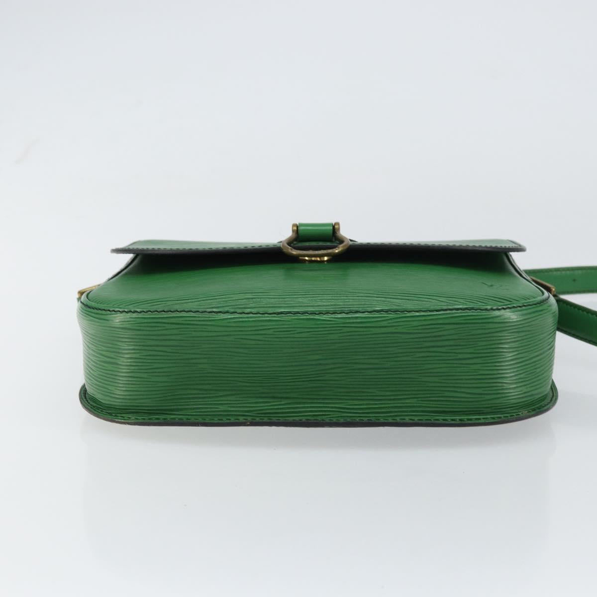 LOUIS VUITTON Epi Saint Cloud GM Shoulder Bag Green M52194 LV Auth 160814