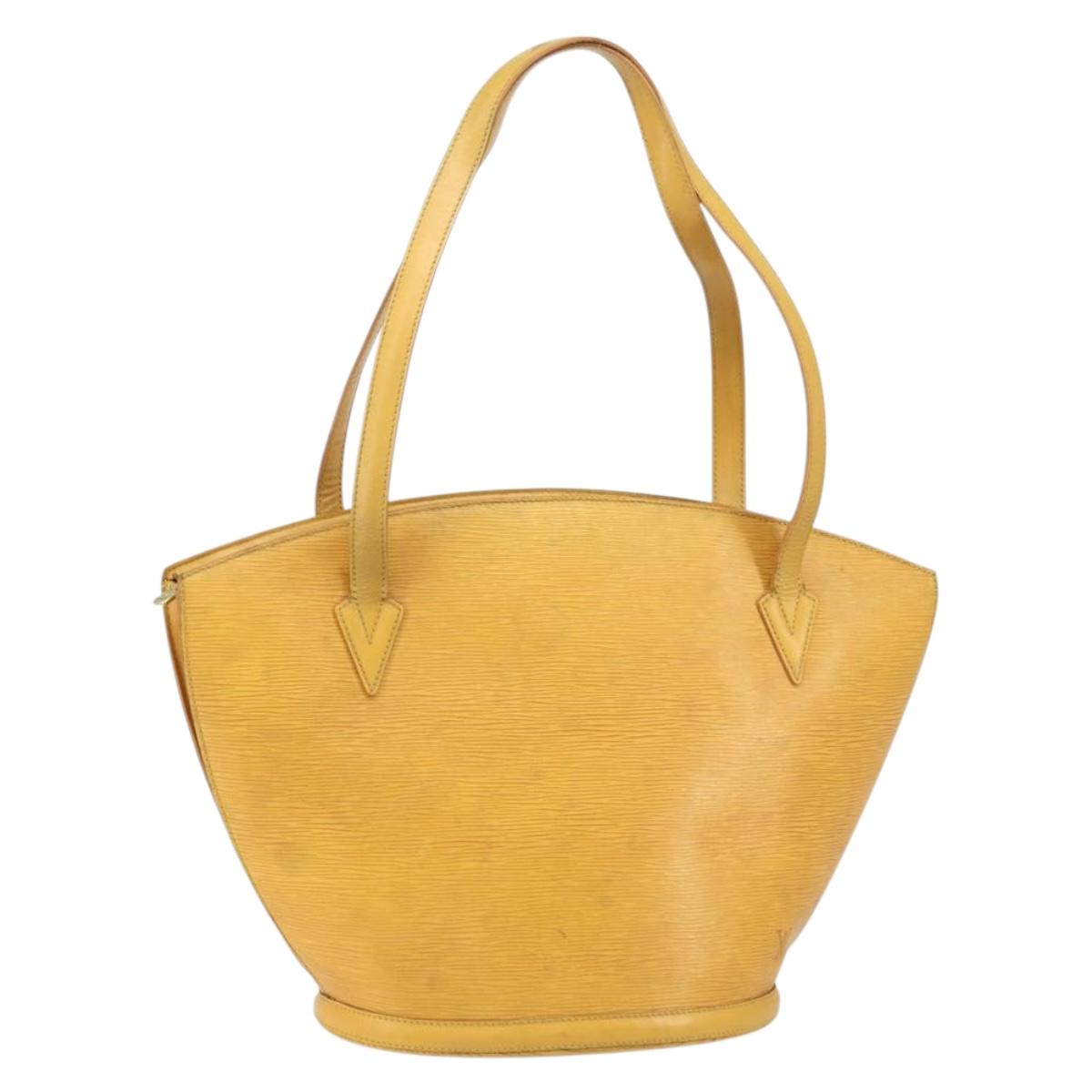 LOUIS VUITTON Epi Saint Jacques Shopping Shoulder Bag Yellow M52269 Auth 160839