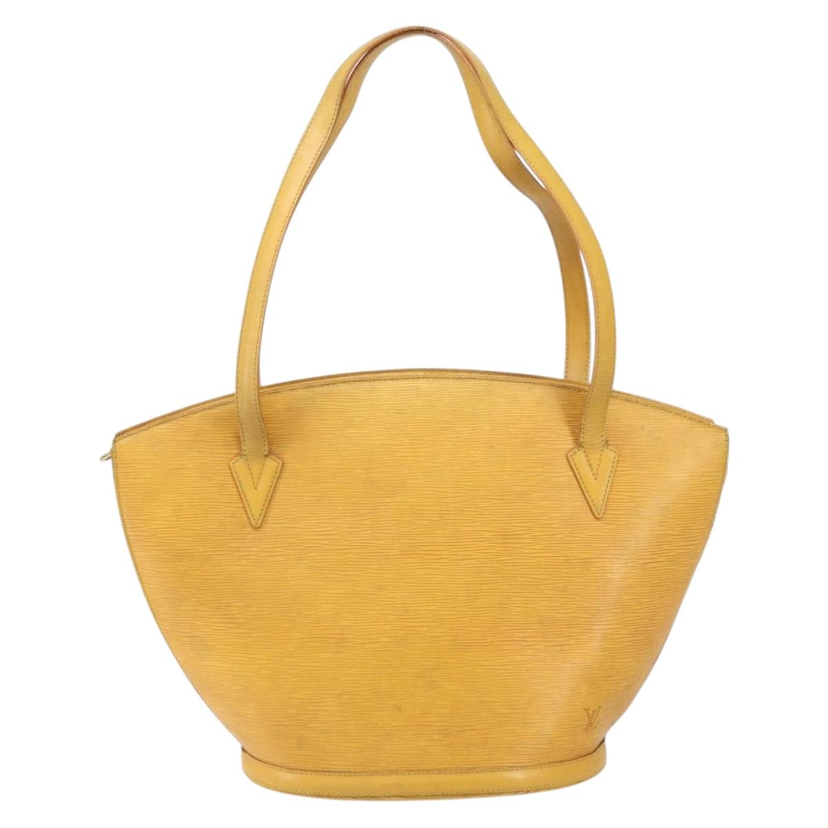 LOUIS VUITTON Epi Saint Jacques Shopping Shoulder Bag Yellow M52269 Auth 160839