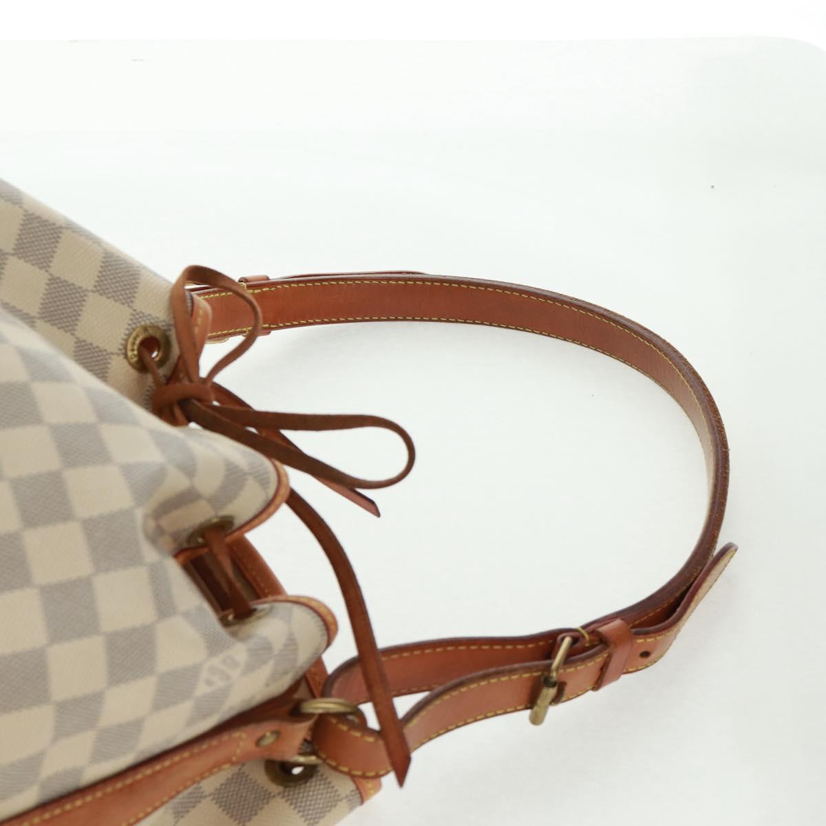 LOUIS VUITTON Damier Azur Noe Shoulder Bag N42222 LV Auth 160883