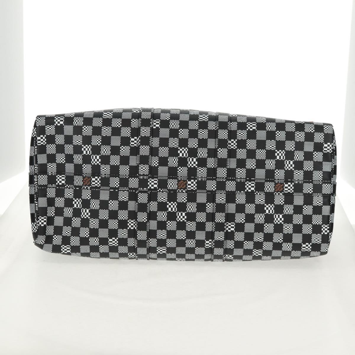 LOUIS VUITTON Damier Distorted Keepall Bandouliere 50 Bag N50028 Auth 160887SM