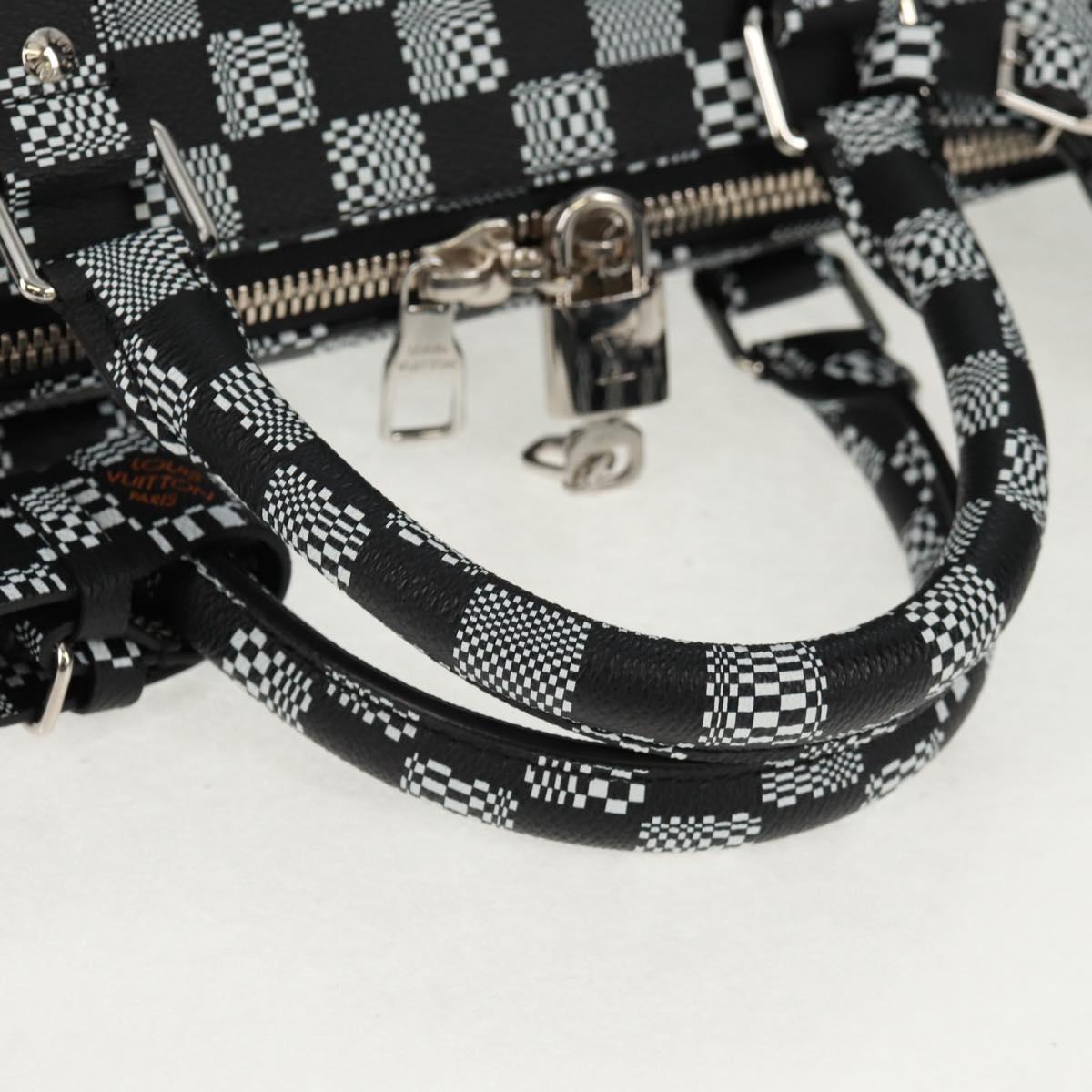 LOUIS VUITTON Damier Distorted Keepall Bandouliere 50 Bag N50028 Auth 160887SM