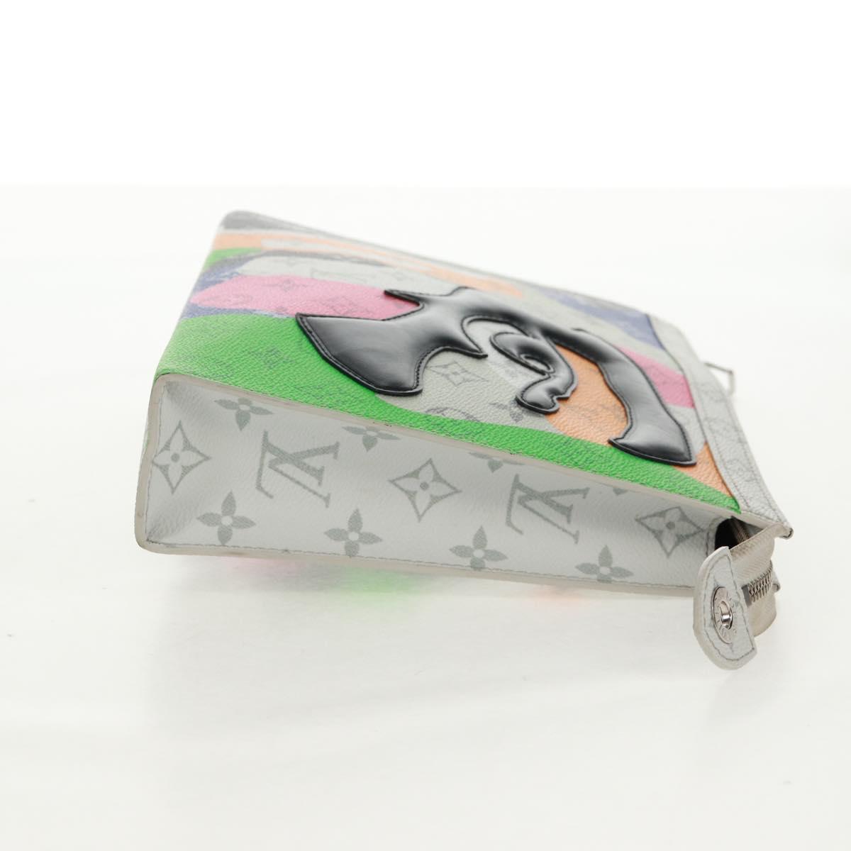LOUIS VUITTON LV Portrait Pochette Voyager MM Clutch Bag M82589 LV Auth 160893SM