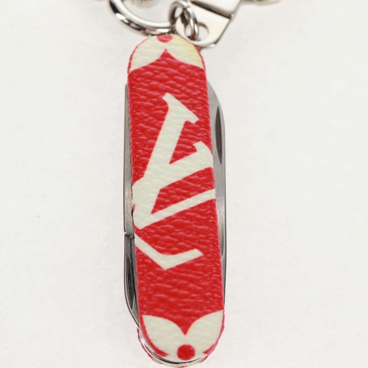 LOUIS VUITTON Monogram LV Ã Supreme Key Ring Pocket Tool MP2070 LV Auth 160894SM