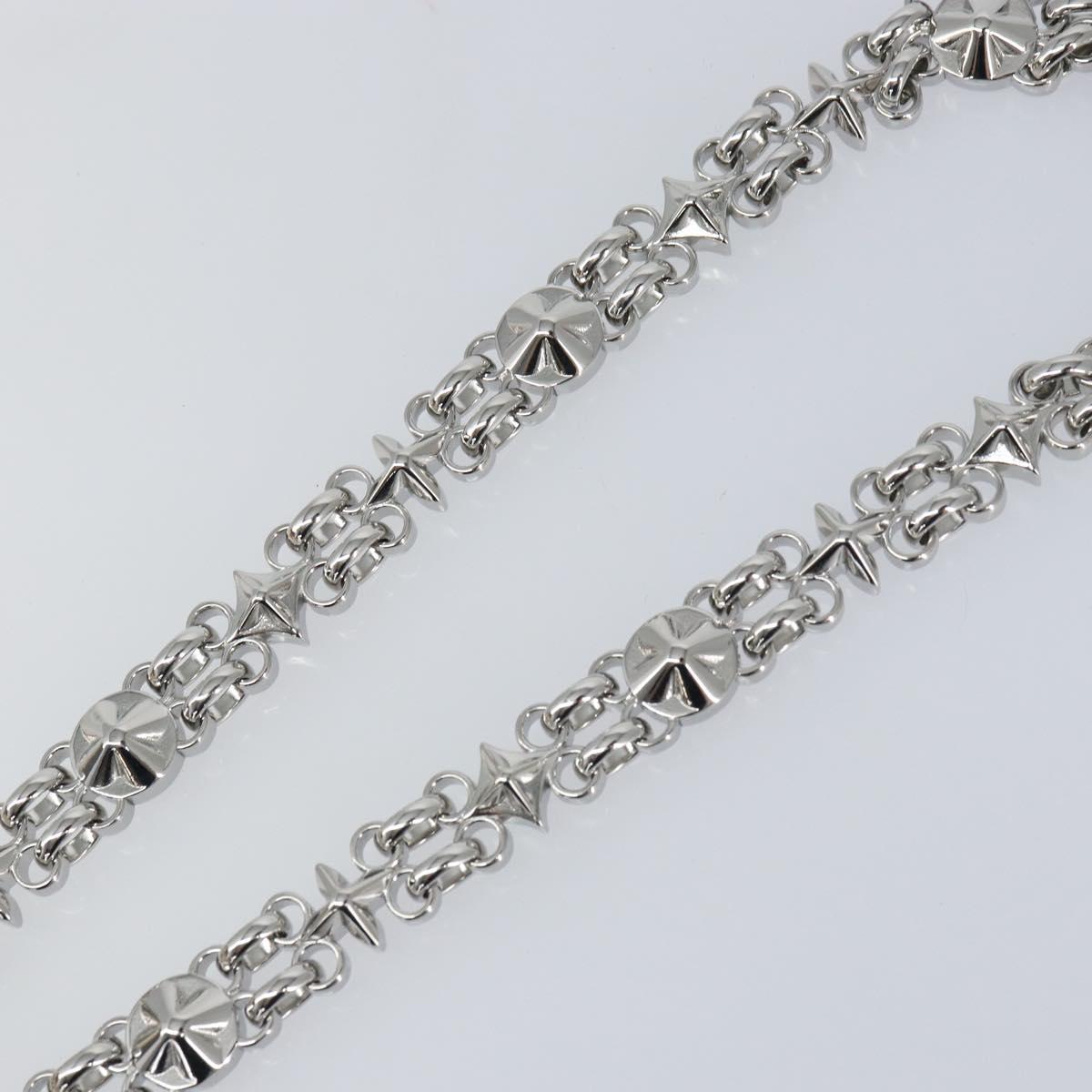 LOUIS VUITTON Dauphine Chain Strap Shoulder Strap metal Silver Tone Auth 160903