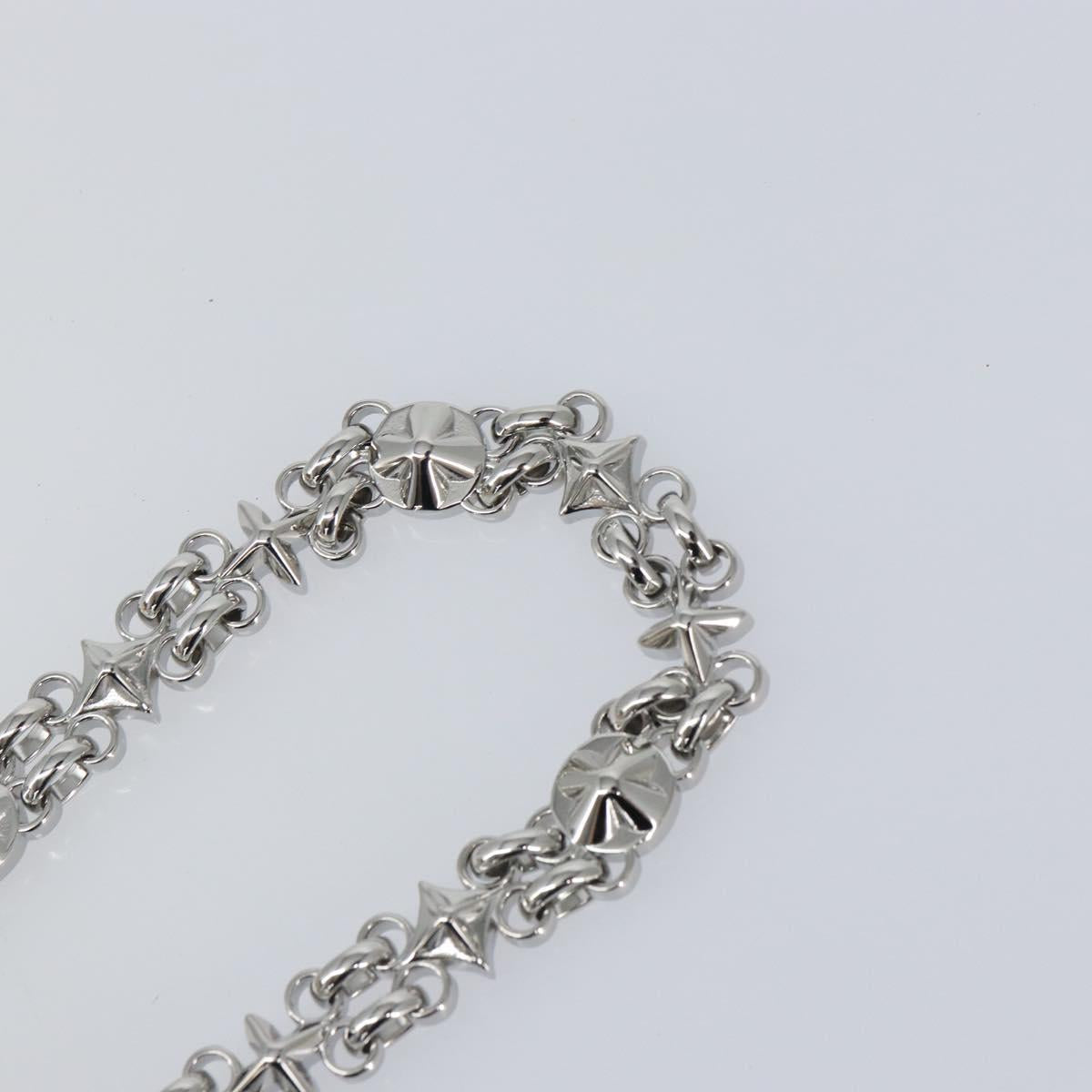 LOUIS VUITTON Dauphine Chain Strap Shoulder Strap metal Silver Tone Auth 160903