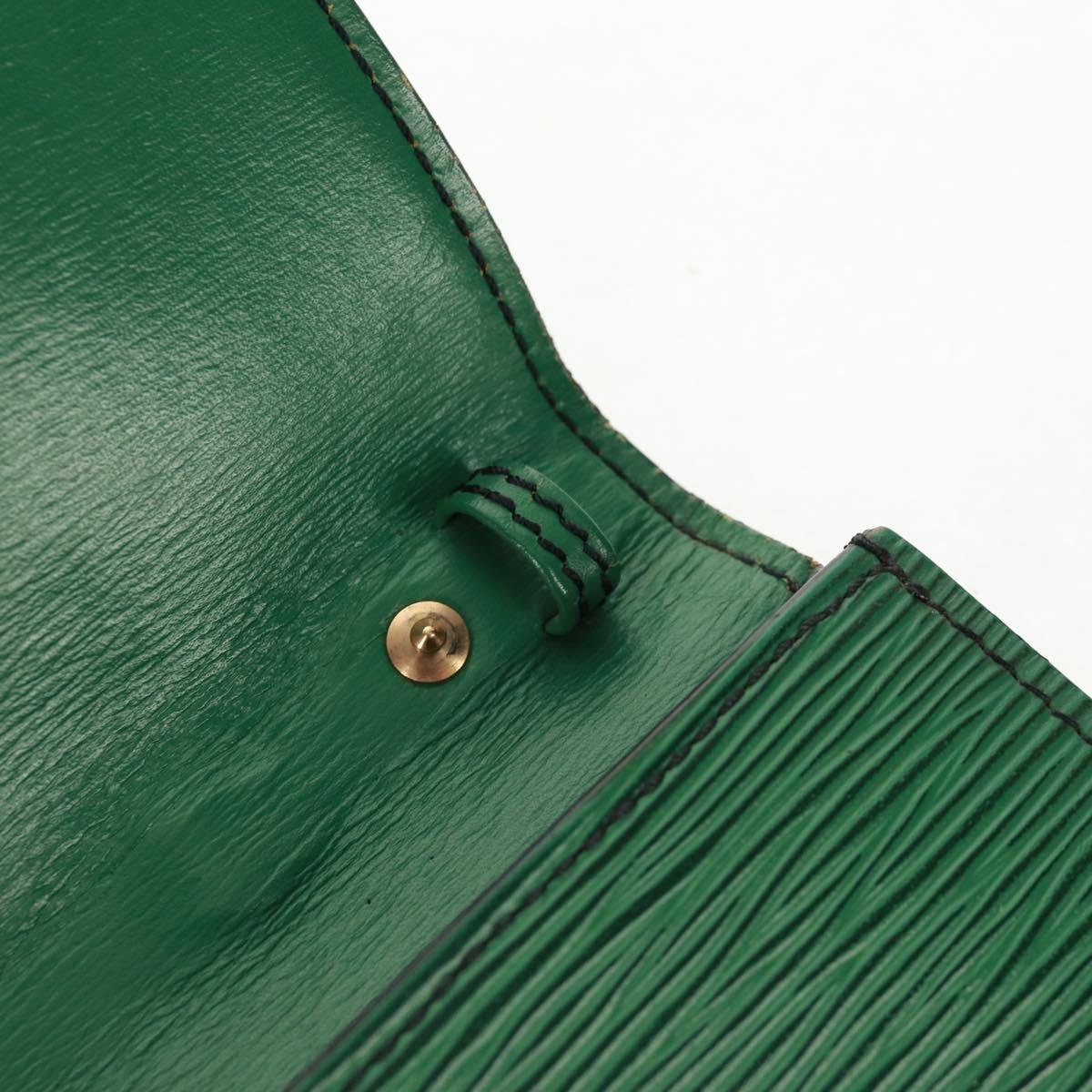 LOUIS VUITTON Monogram Epi Clutch Bag 2 Set Green LV Auth 160906