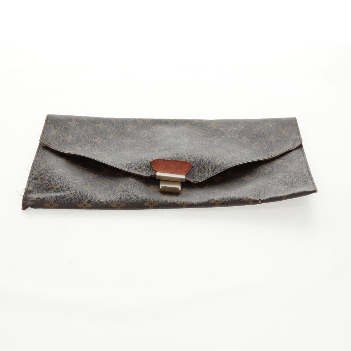 LOUIS VUITTON Monogram Epi Clutch Bag 2 Set Green LV Auth 160906
