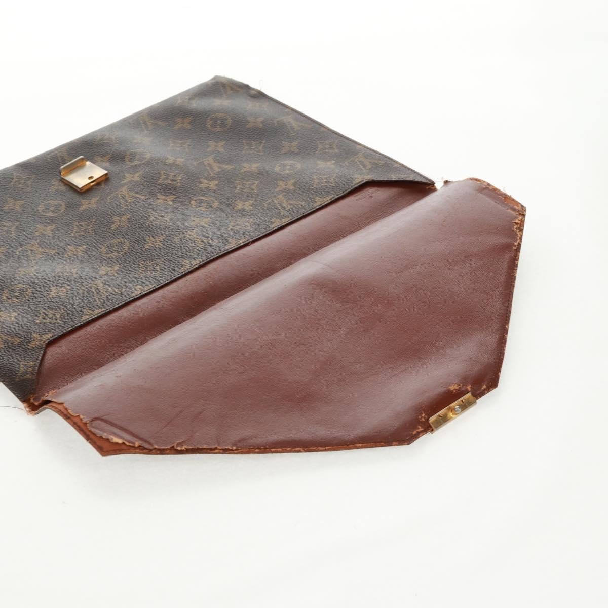 LOUIS VUITTON Monogram Epi Clutch Bag 2 Set Green LV Auth 160906