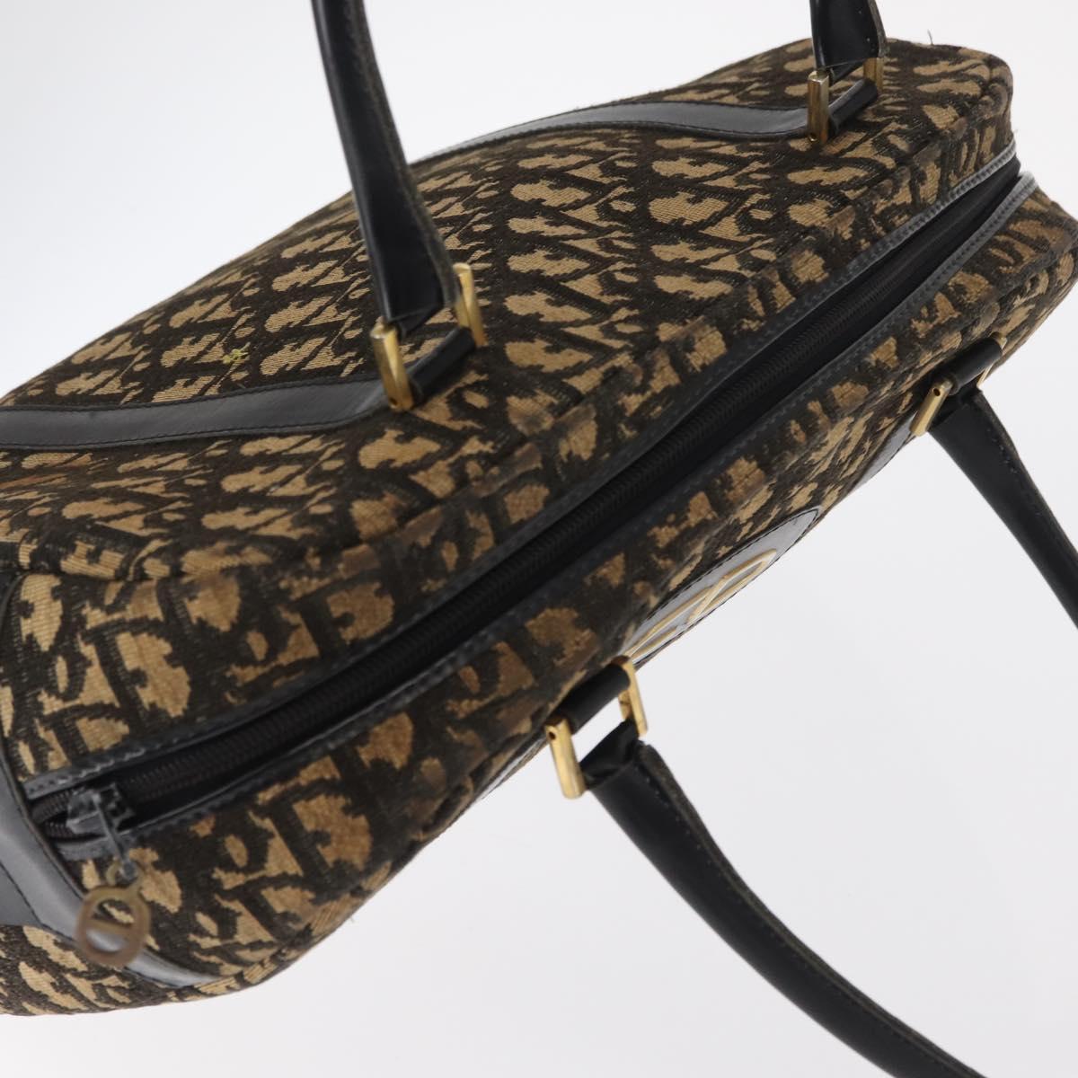 Christian Dior Trotter Canvas Boston Bag Navy Auth 160915