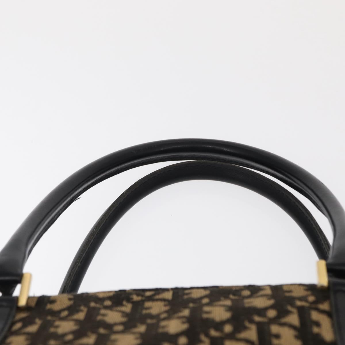 Christian Dior Trotter Canvas Boston Bag Navy Auth 160915