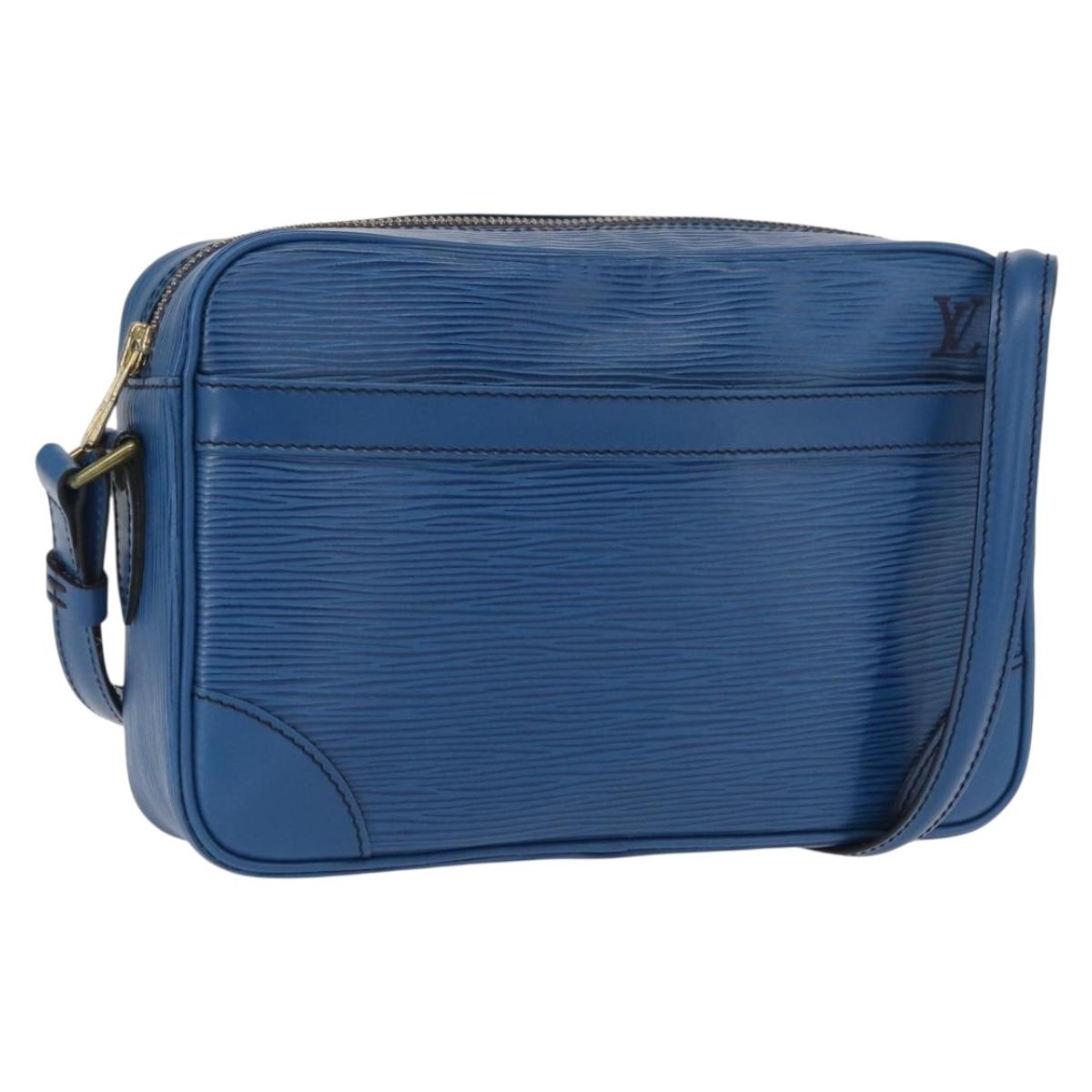 LOUIS VUITTON Epi Trocadero 23 Shoulder Bag Blue M52305 LV Auth 160931