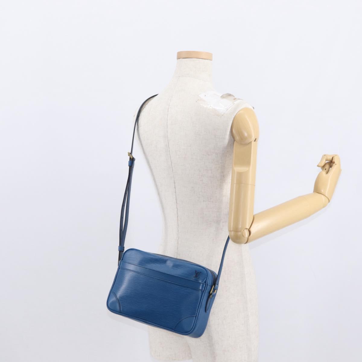 LOUIS VUITTON Epi Trocadero 23 Shoulder Bag Blue M52305 LV Auth 160931