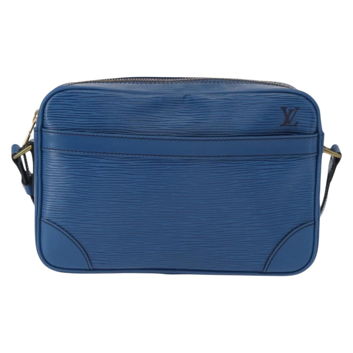 LOUIS VUITTON Epi Trocadero 23 Shoulder Bag Blue M52305 LV Auth 160931