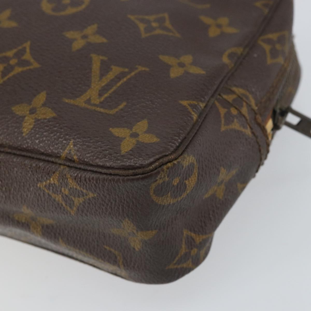 LOUIS VUITTON Monogram Trousse Toilette 23 Clutch Bag M47524 LV Auth 160935