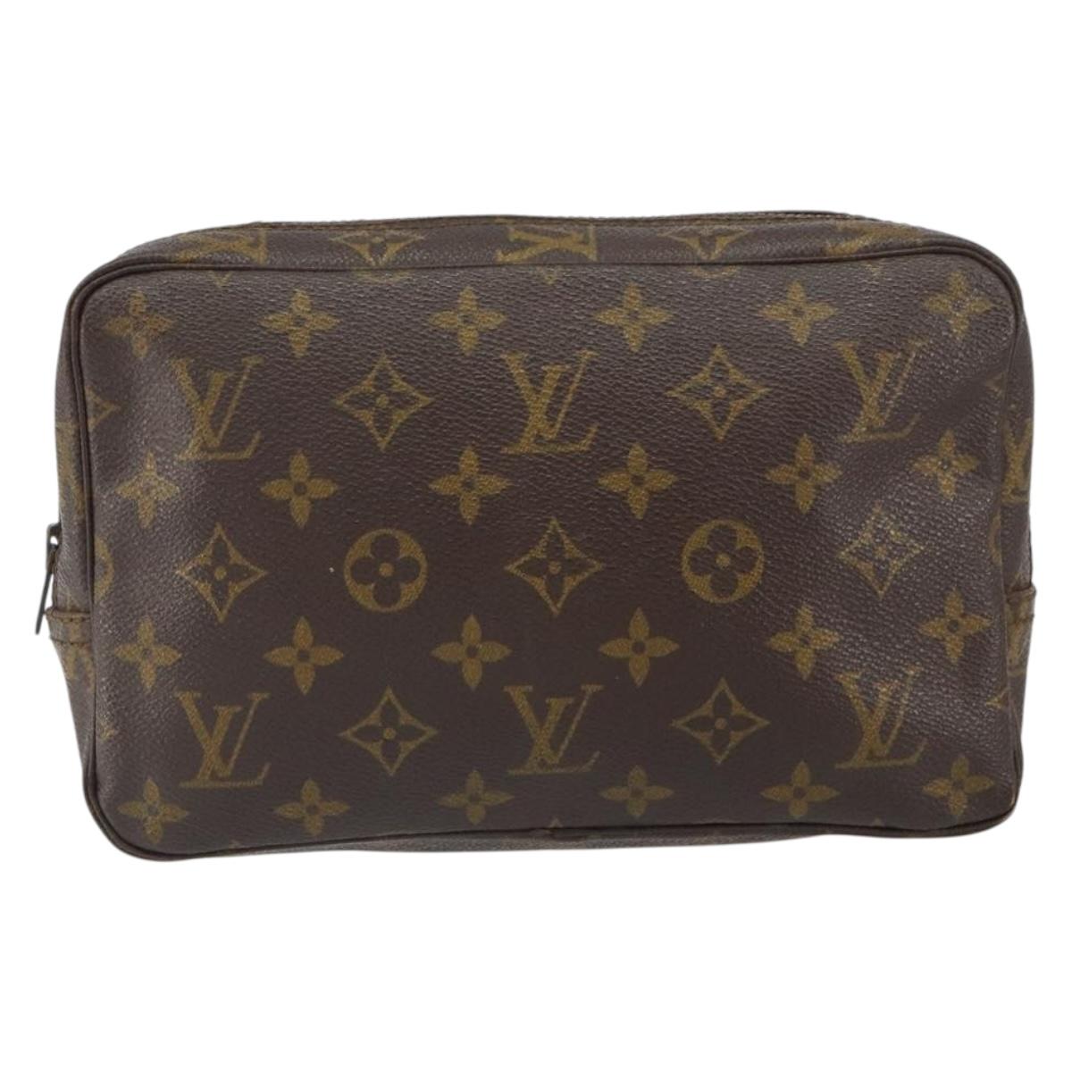 LOUIS VUITTON Monogram Trousse Toilette 23 Clutch Bag M47524 LV Auth 160935