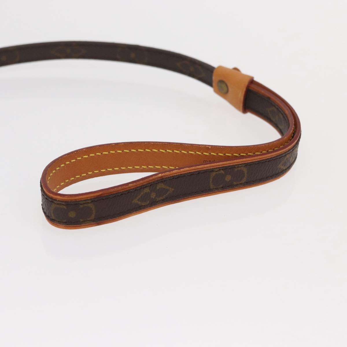 LOUIS VUITTON Collier Baxter PM/Less Baxter MM Dog Leash M58072 LV Auth 160940