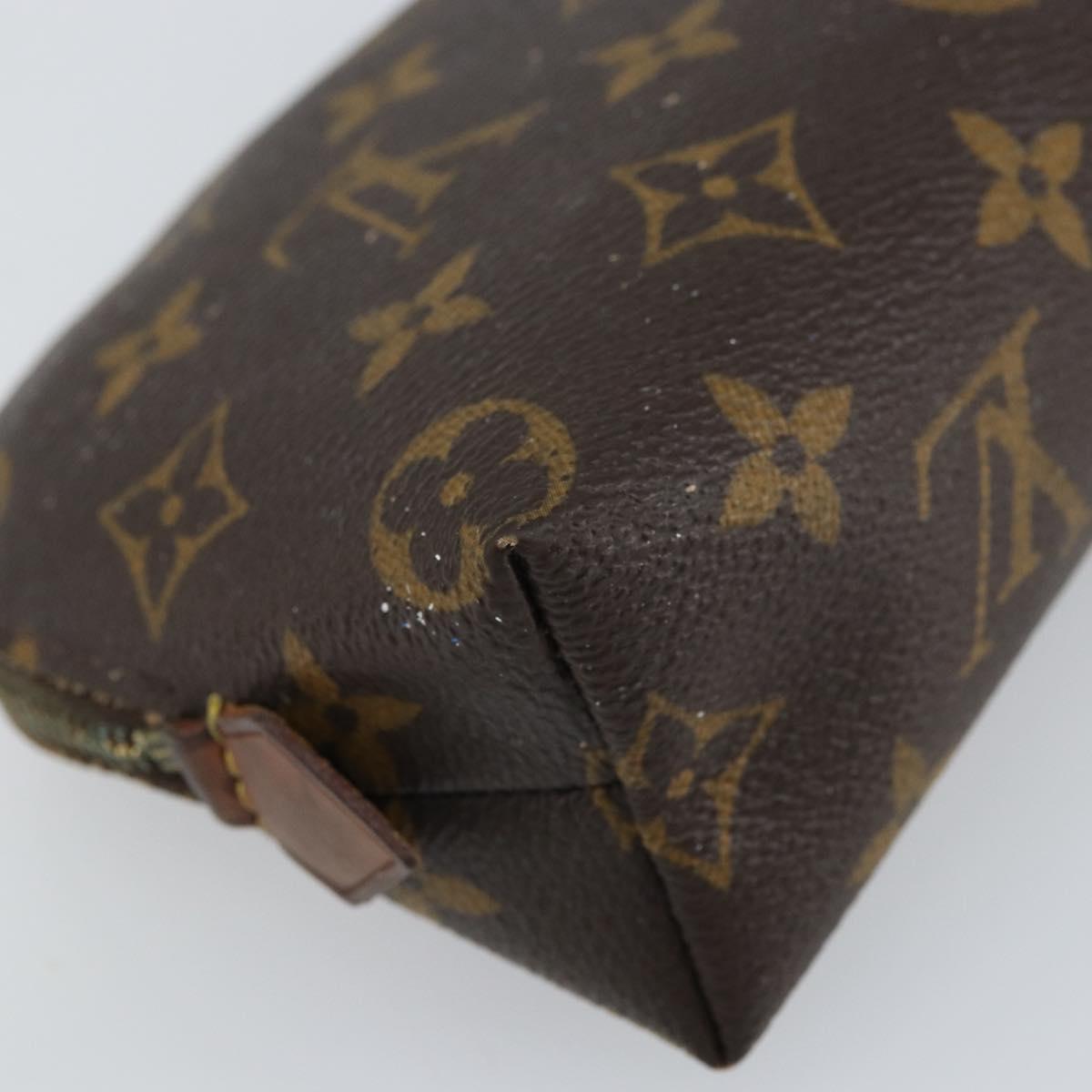 LOUIS VUITTON Monogram Pochette Cosmetic PM Pouch M43998 LV Auth 160952