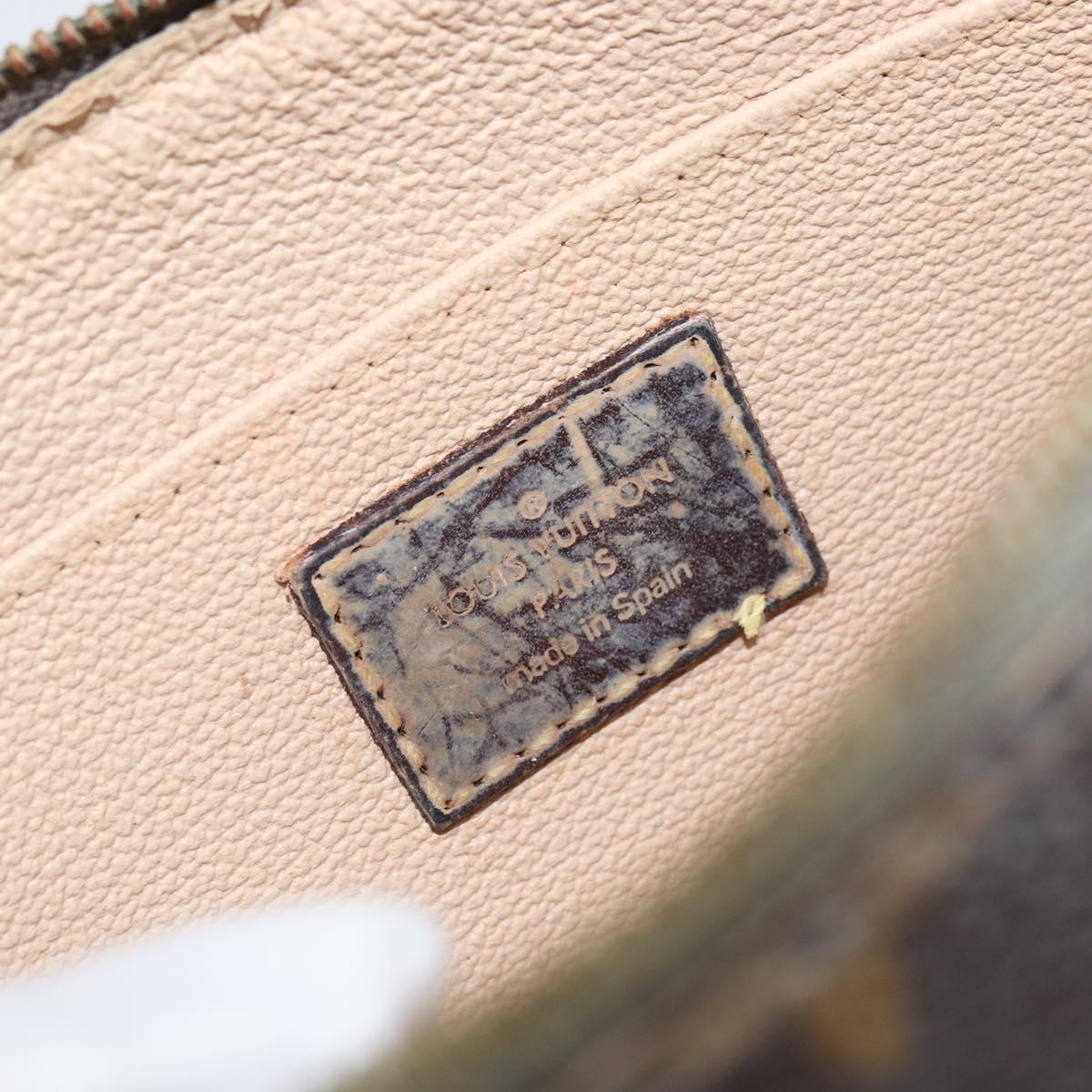 LOUIS VUITTON Monogram Pochette Cosmetic PM Pouch M43998 LV Auth 160952