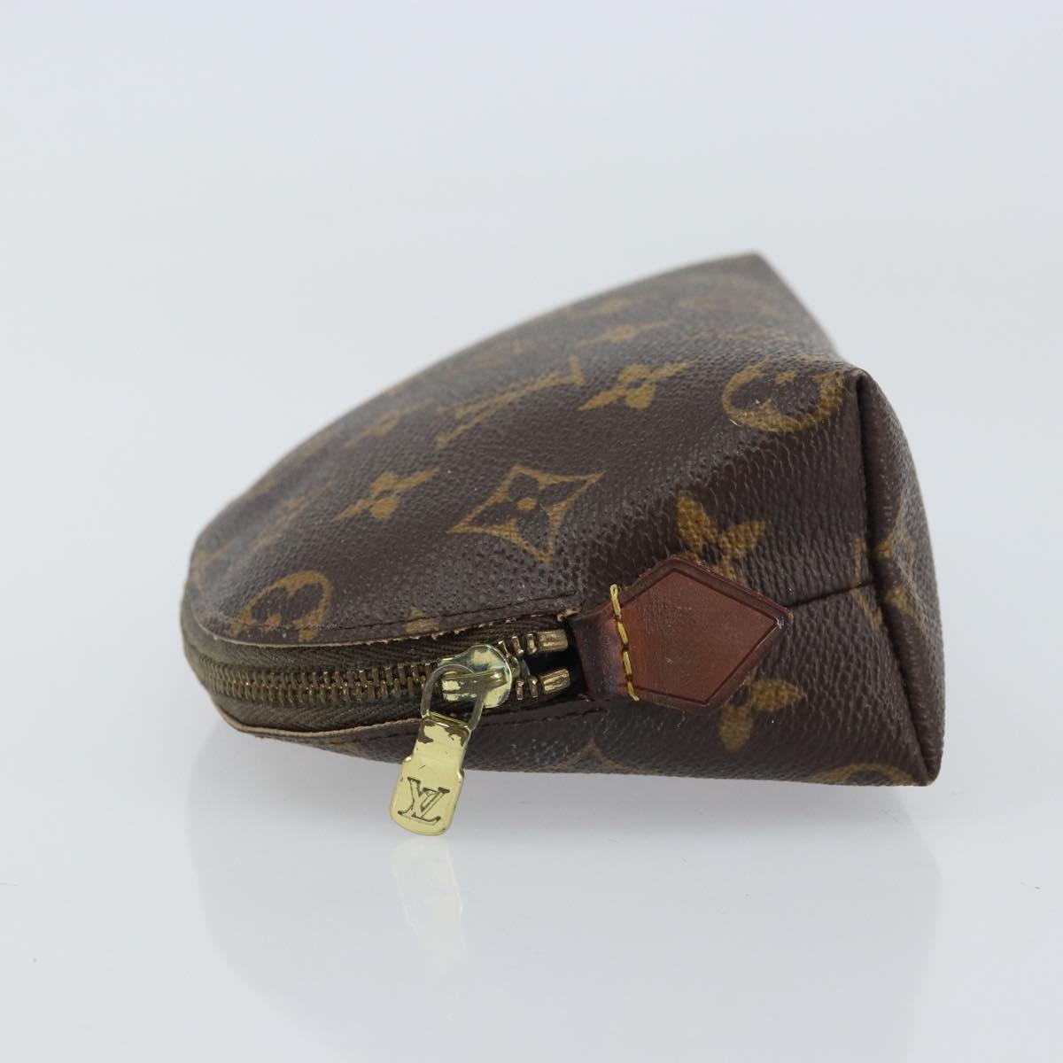 LOUIS VUITTON Monogram Pochette Cosmetic PM Pouch M43998 LV Auth 160952