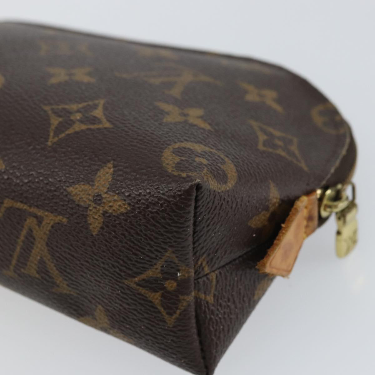 LOUIS VUITTON Monogram Pochette Cosmetic PM Pouch M43998 LV Auth 160954
