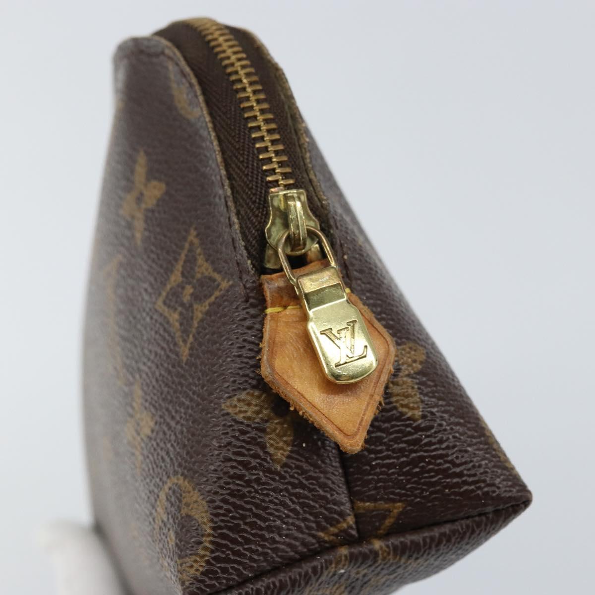 LOUIS VUITTON Monogram Pochette Cosmetic PM Pouch M43998 LV Auth 160954