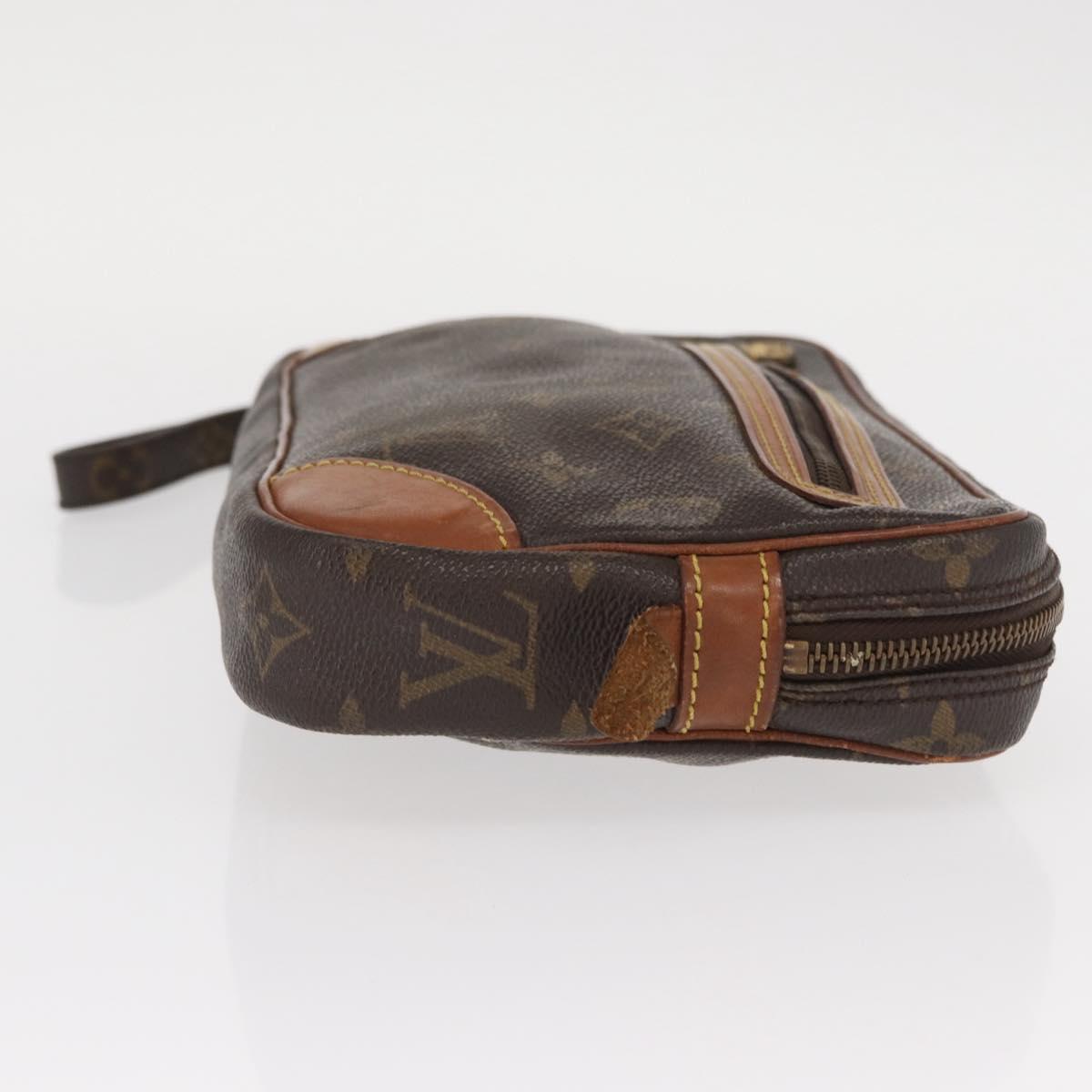LOUIS VUITTON Monogram Marly Dragonne GM Clutch Bag M51825 LV Auth 160978