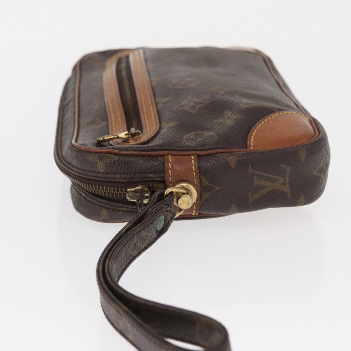 LOUIS VUITTON Monogram Marly Dragonne GM Clutch Bag M51825 LV Auth 160978