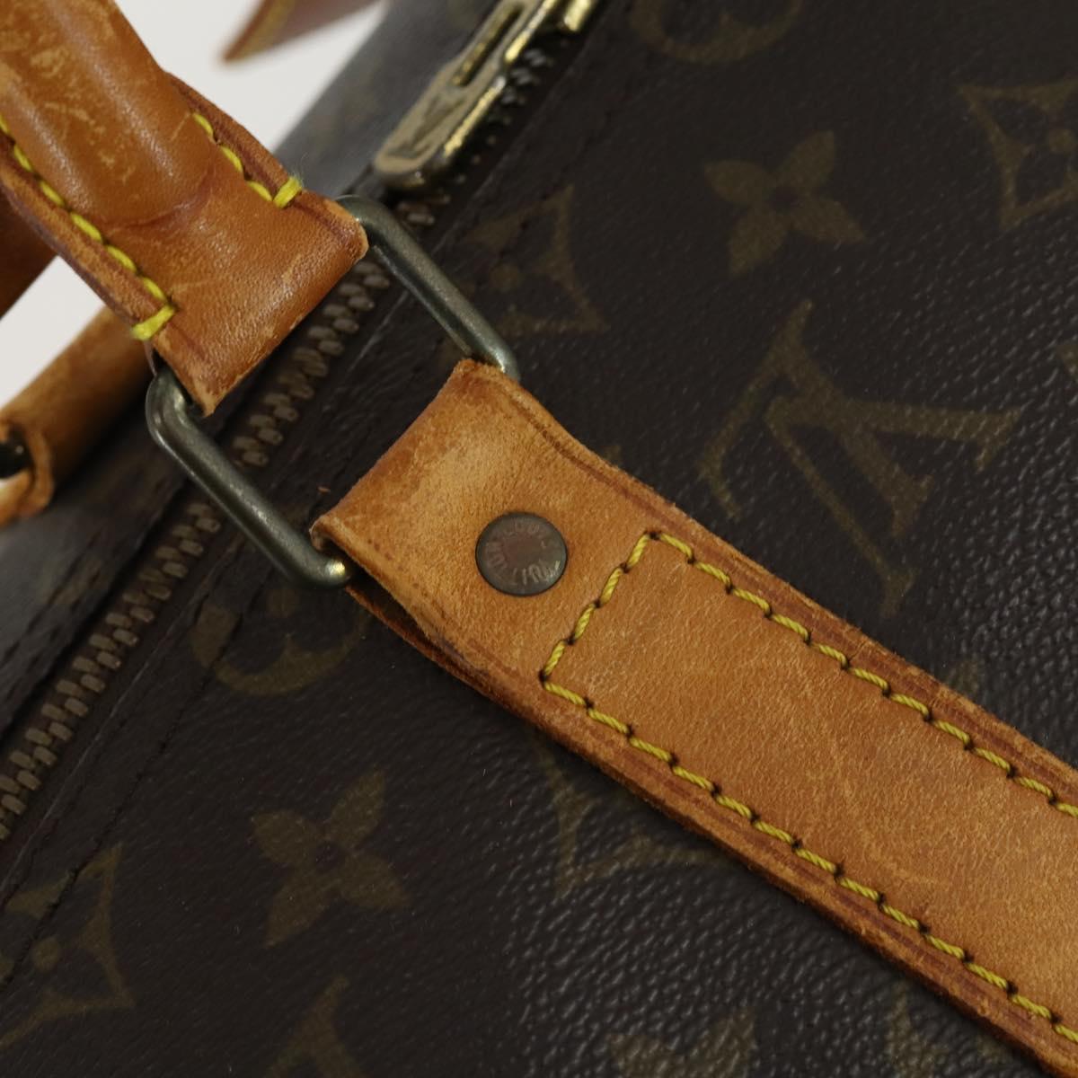LOUIS VUITTON Monogram Keepall 50 Boston Bag M41426 LV Auth 161021