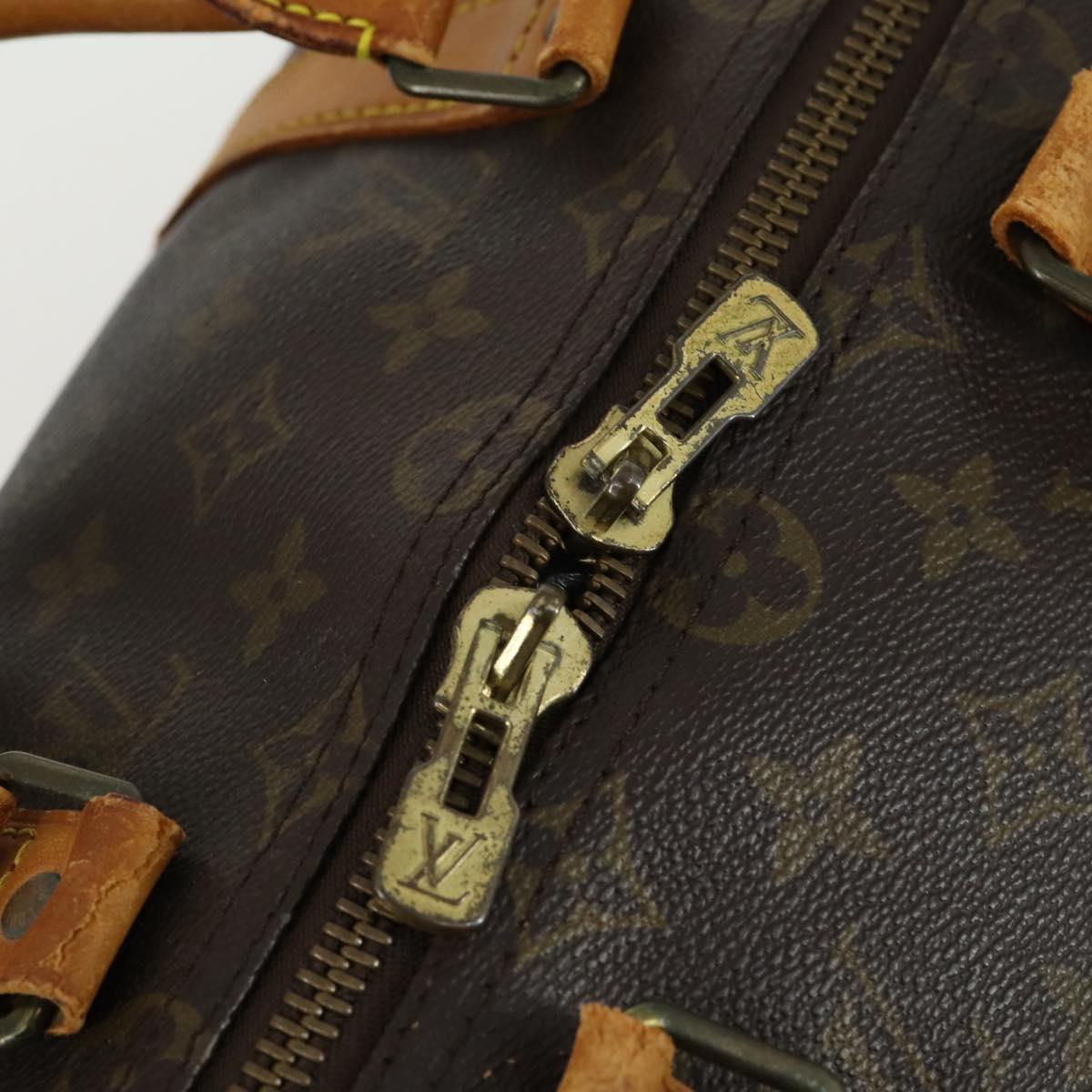 LOUIS VUITTON Monogram Keepall 50 Boston Bag M41426 LV Auth 161021