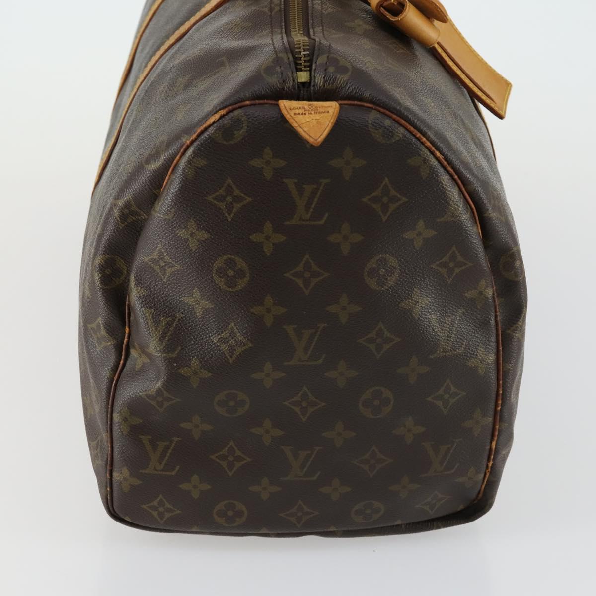 LOUIS VUITTON Monogram Keepall 50 Boston Bag M41426 LV Auth 161021