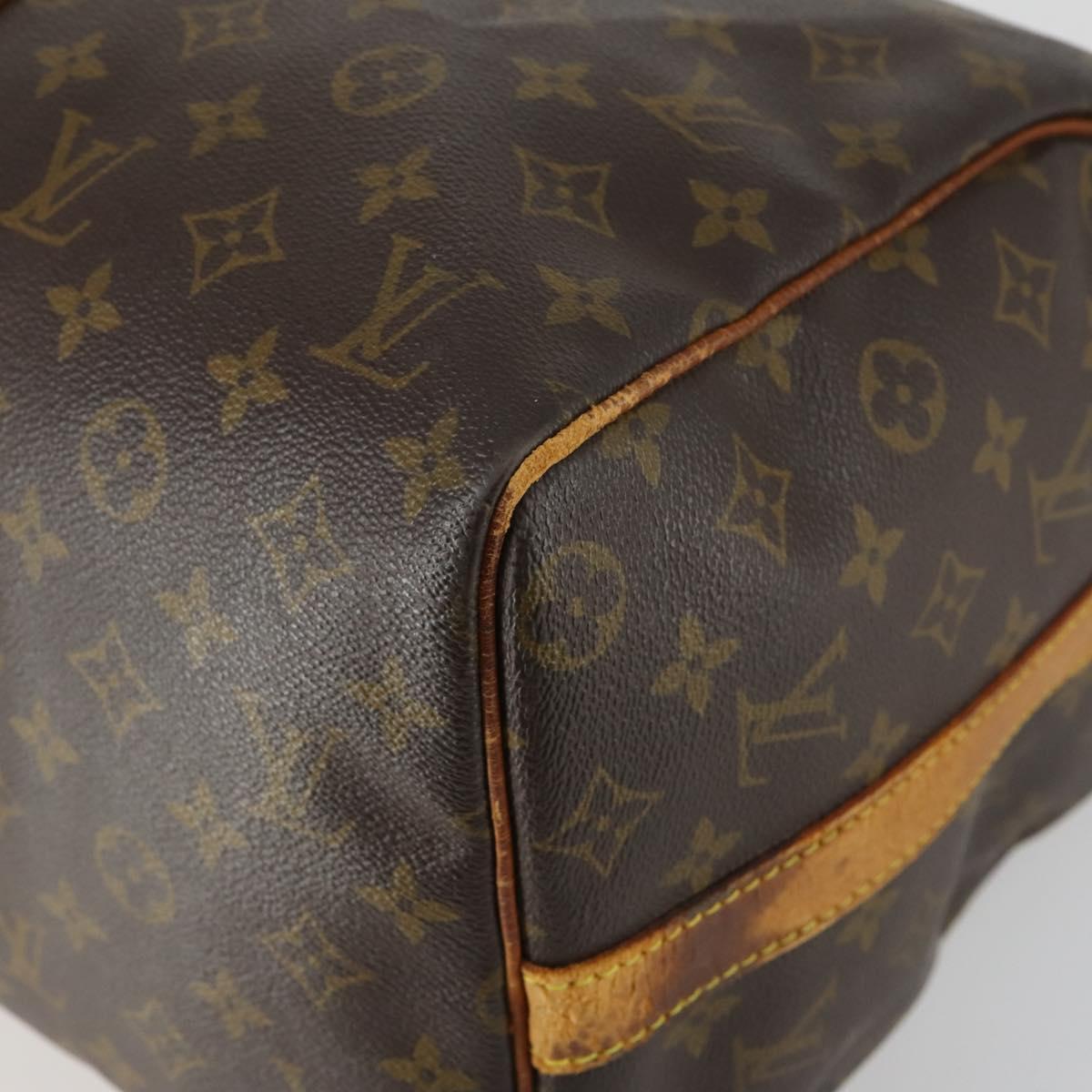 LOUIS VUITTON Monogram Keepall Bandouliere 45 Boston Bag M41418 LV Auth 161042