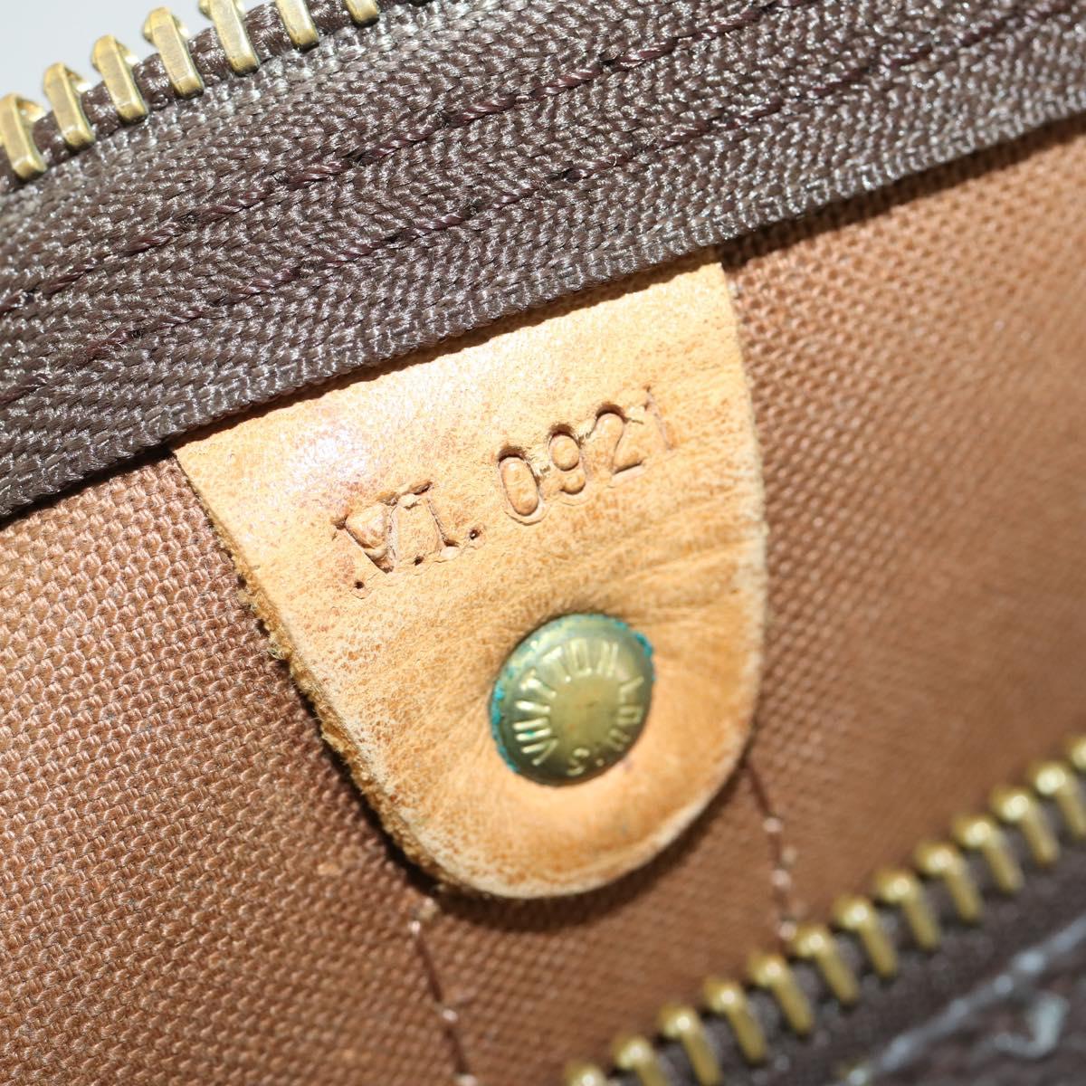 LOUIS VUITTON Monogram Keepall Bandouliere 45 Boston Bag M41418 LV Auth 161042