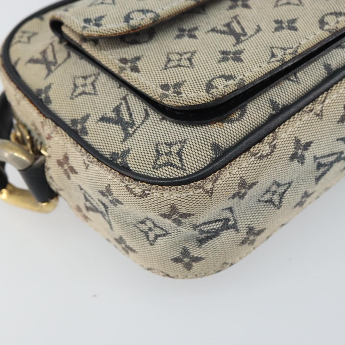 LOUIS VUITTON Monogram Mini Juliet MM Shoulder Bag Blue M92004 LV Auth 161047