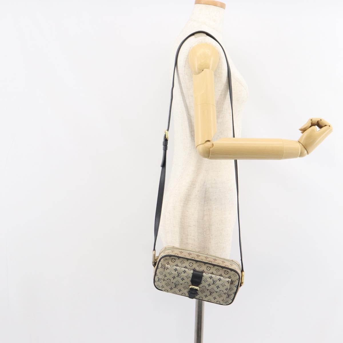 LOUIS VUITTON Monogram Mini Juliet MM Shoulder Bag Blue M92004 LV Auth 161047