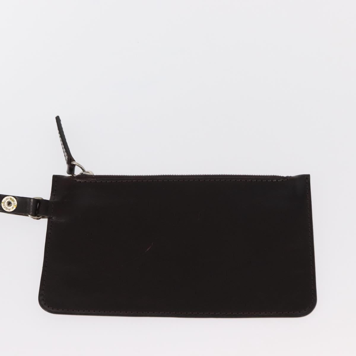 FENDI Zucca Canvas Hand Bag Beige Silver Auth 161056