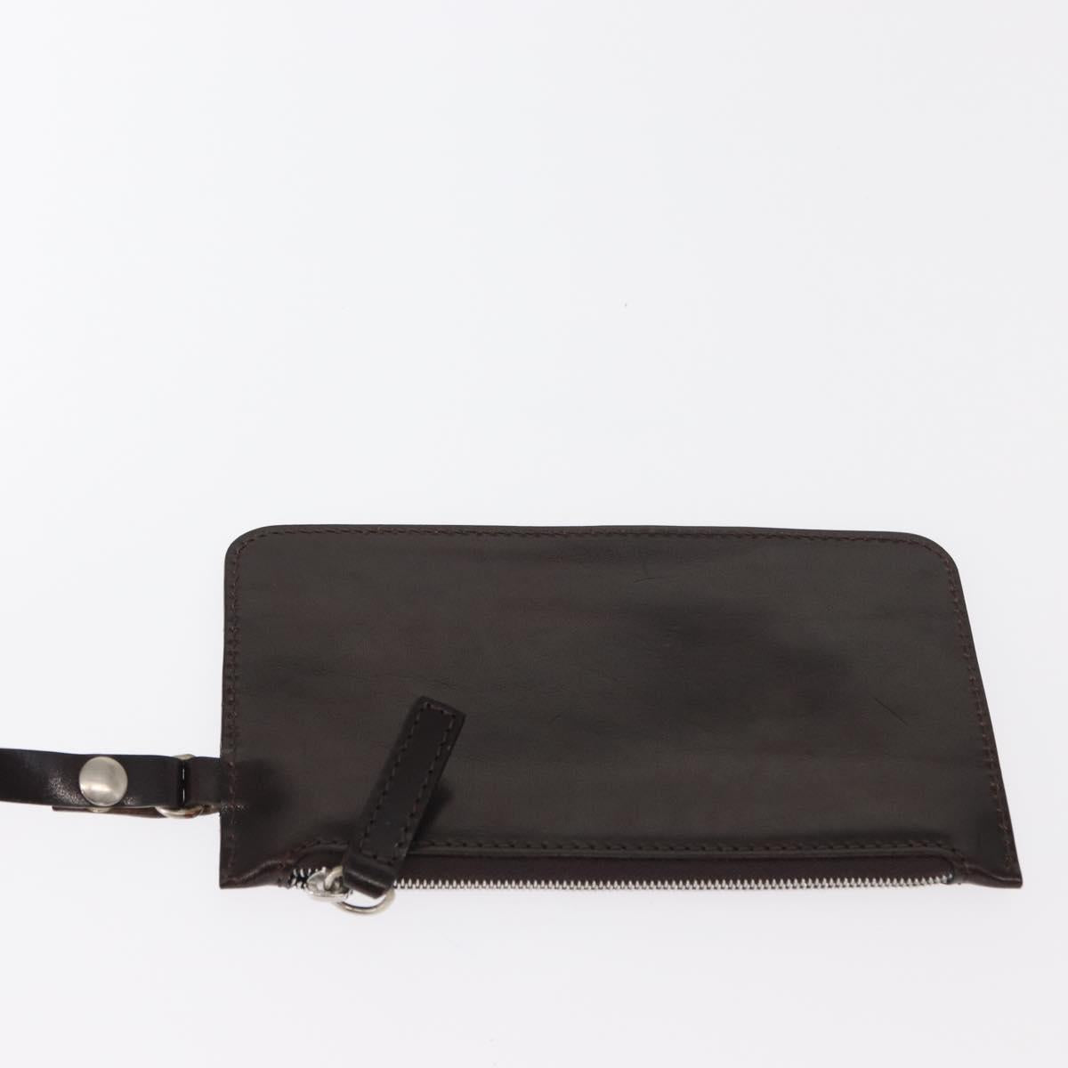 FENDI Zucca Canvas Hand Bag Beige Silver Auth 161056