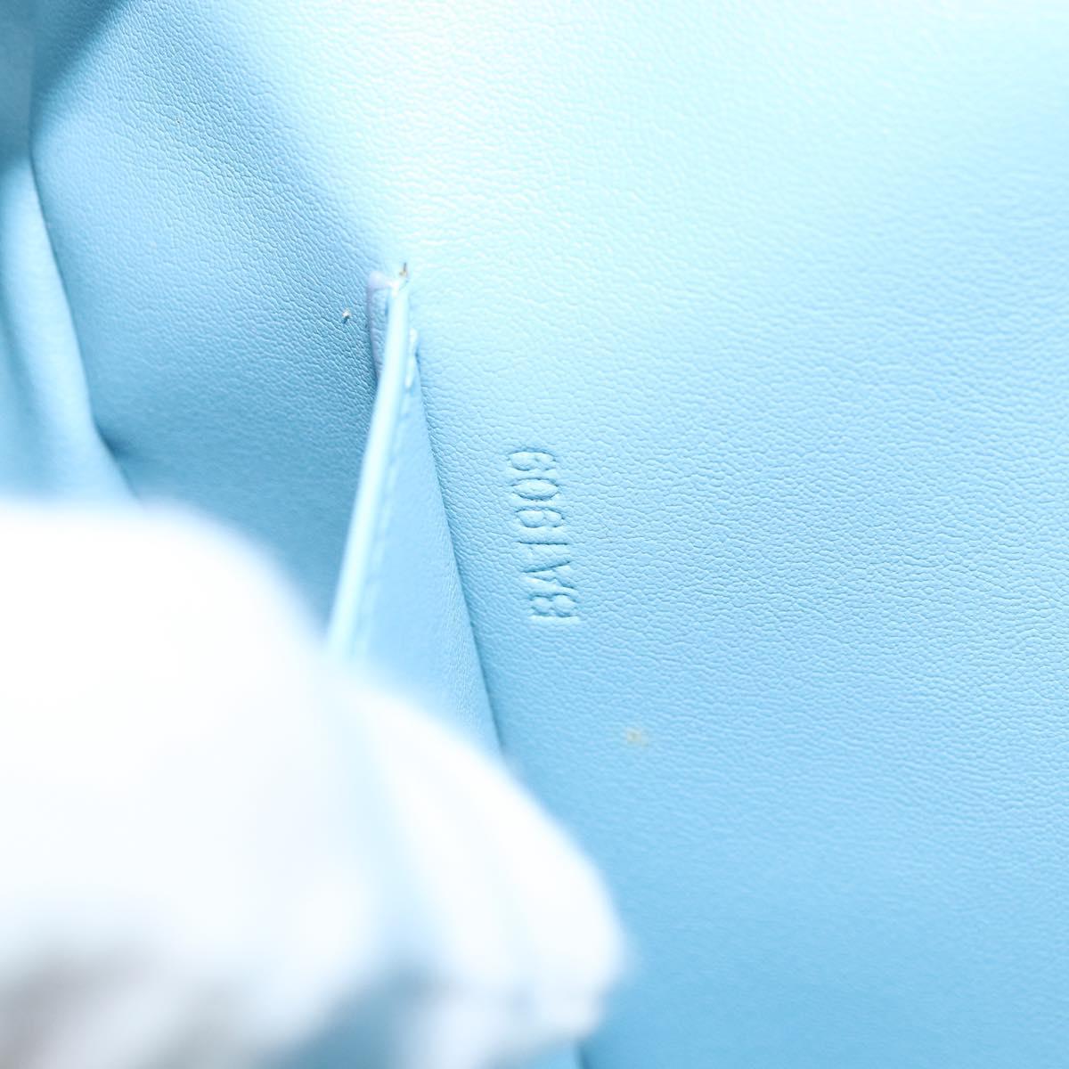 LOUIS VUITTON Monogram Vernis Thompson Street Bag Baby Blue M91009 Auth 161062