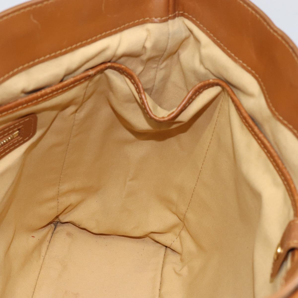 LOUIS VUITTON Monogram Mini Lucille GM Tote Bag Beige M92683 LV Auth 161105