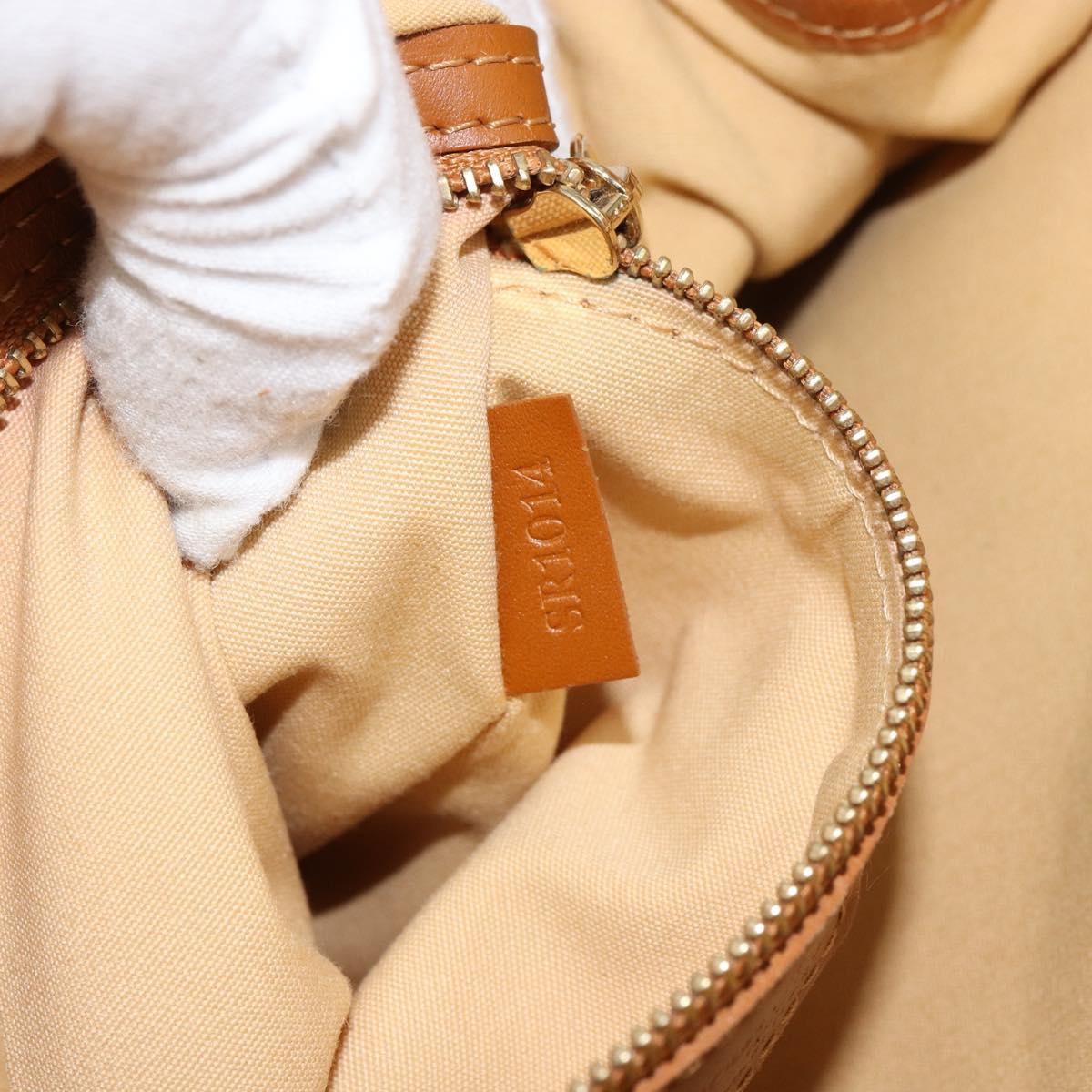 LOUIS VUITTON Monogram Mini Lucille GM Tote Bag Beige M92683 LV Auth 161105