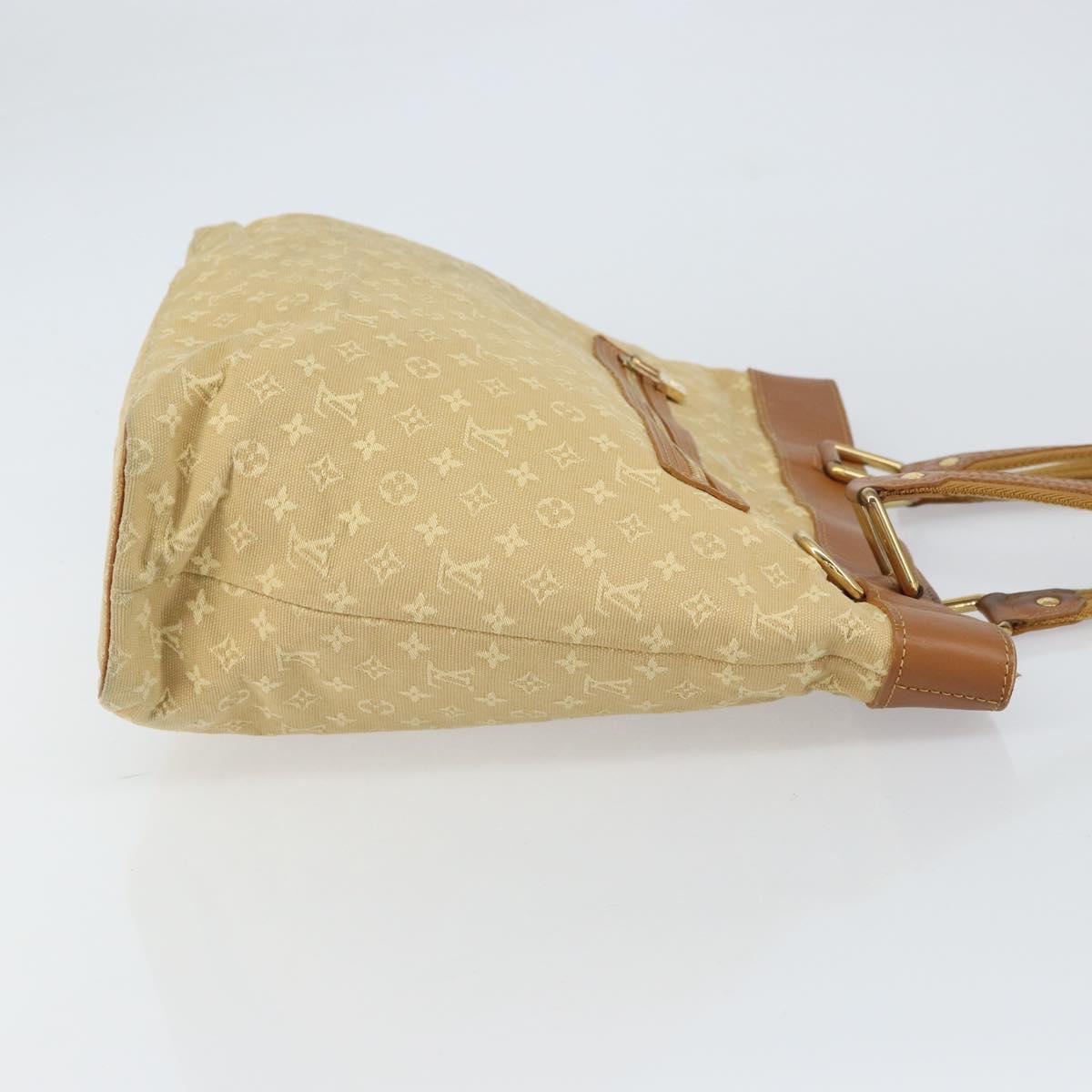 LOUIS VUITTON Monogram Mini Lucille GM Tote Bag Beige M92683 LV Auth 161105