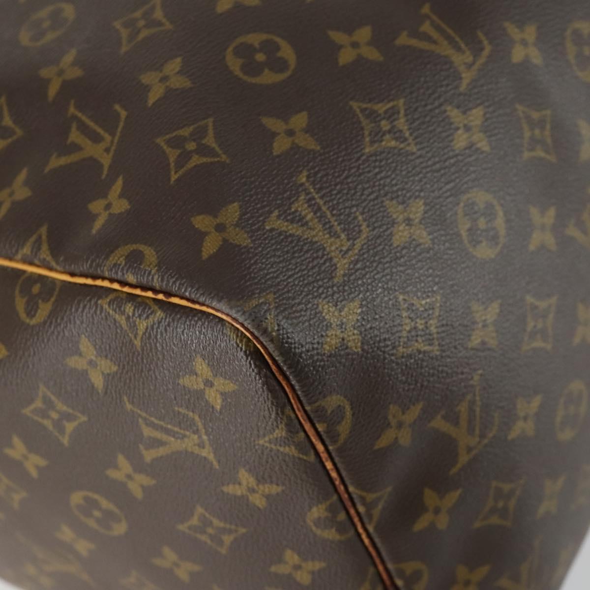 LOUIS VUITTON Monogram Keepall 55 Boston Bag M41424 LV Auth 161113