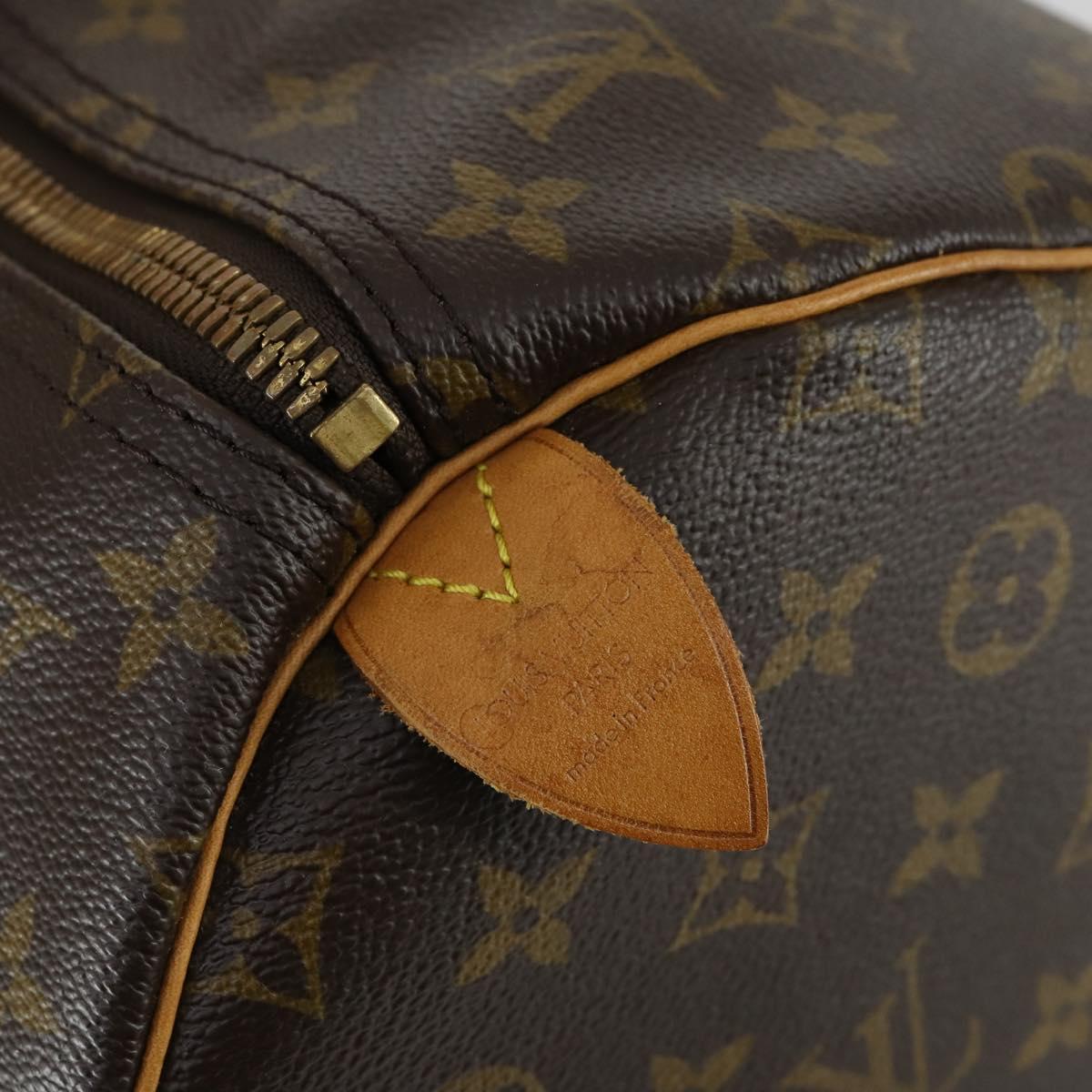 LOUIS VUITTON Monogram Keepall 55 Boston Bag M41424 LV Auth 161113