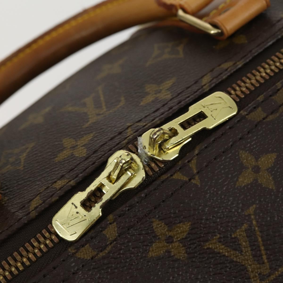 LOUIS VUITTON Monogram Keepall 55 Boston Bag M41424 LV Auth 161113