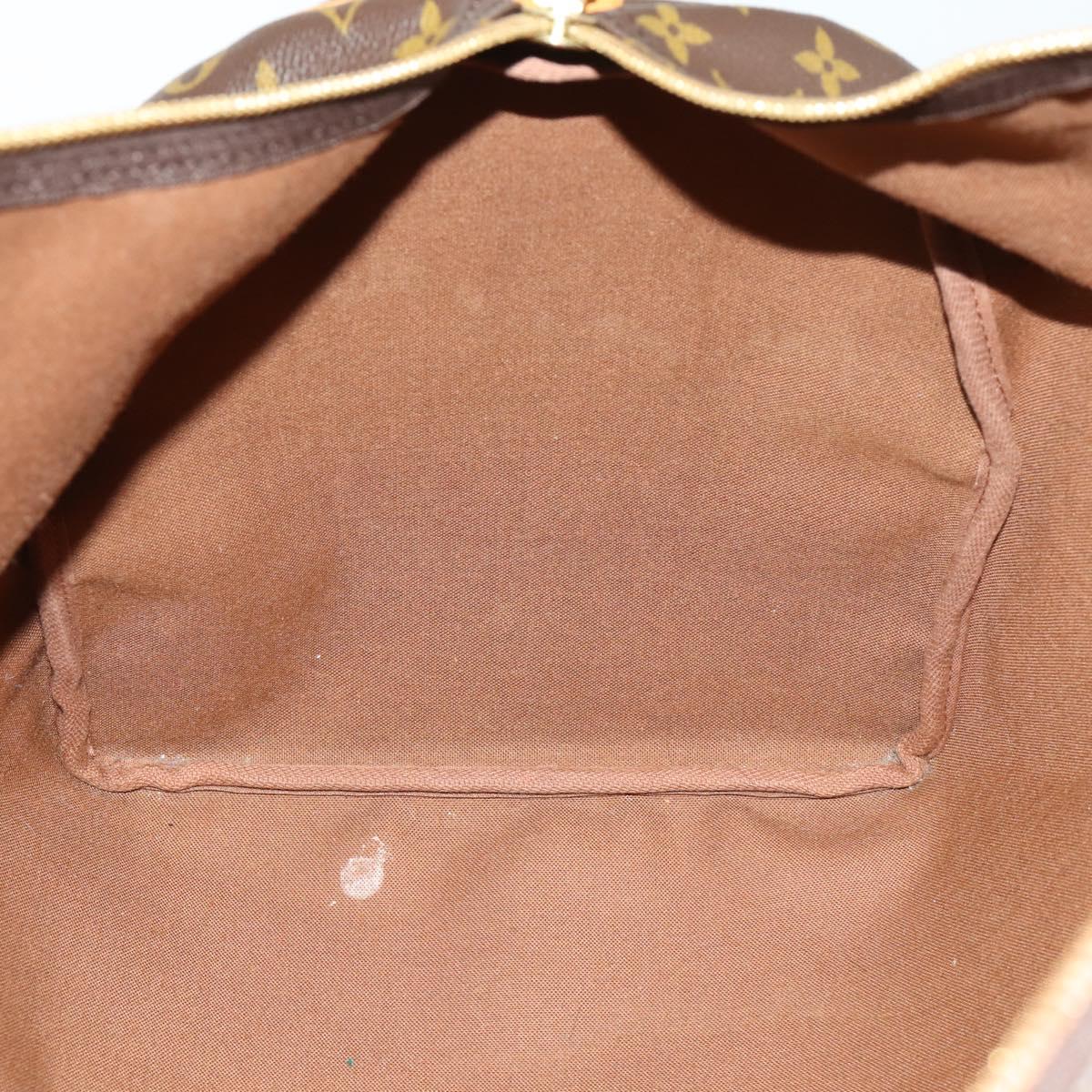LOUIS VUITTON Monogram Keepall 55 Boston Bag M41424 LV Auth 161113